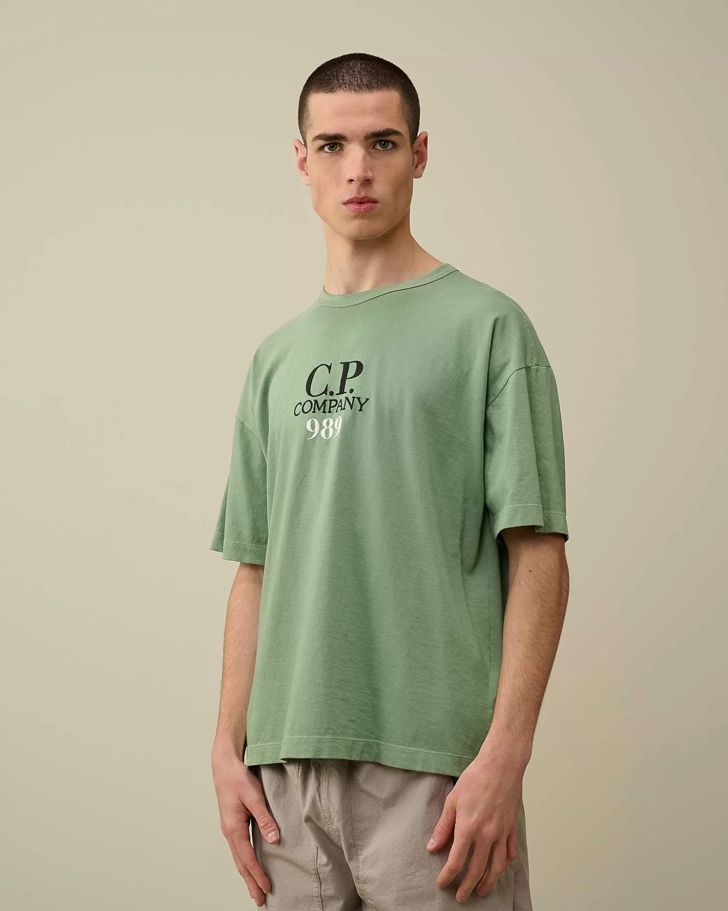 Store 20/1 Jersey Boxy Logo T-Shirt Men T-Shirts & Polo