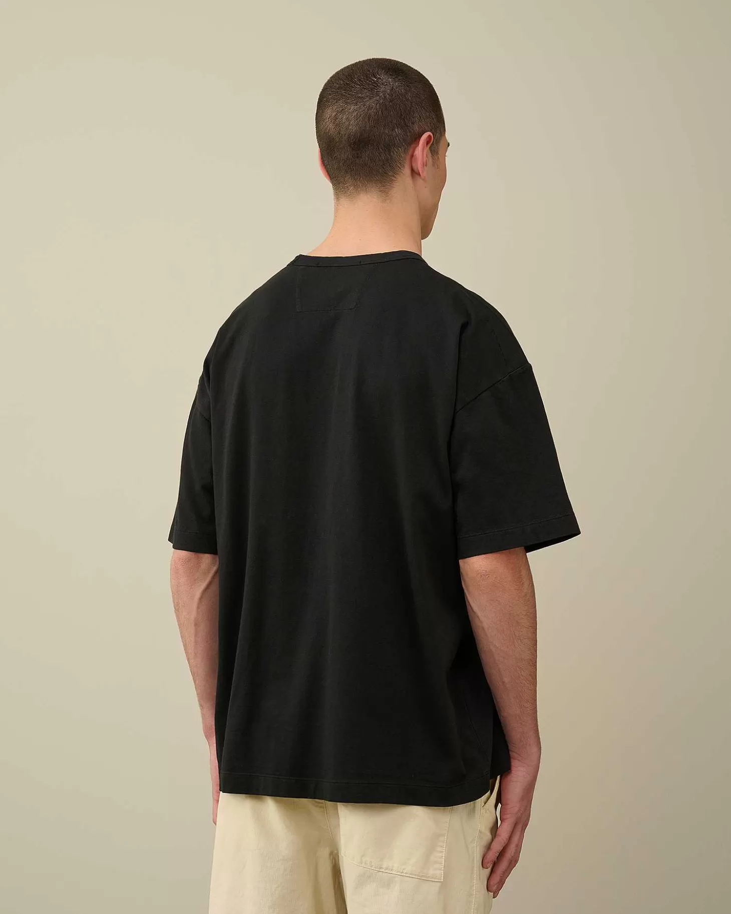 Outlet 20/1 Jersey Boxy Logo T-Shirt Men T-Shirts & Polo