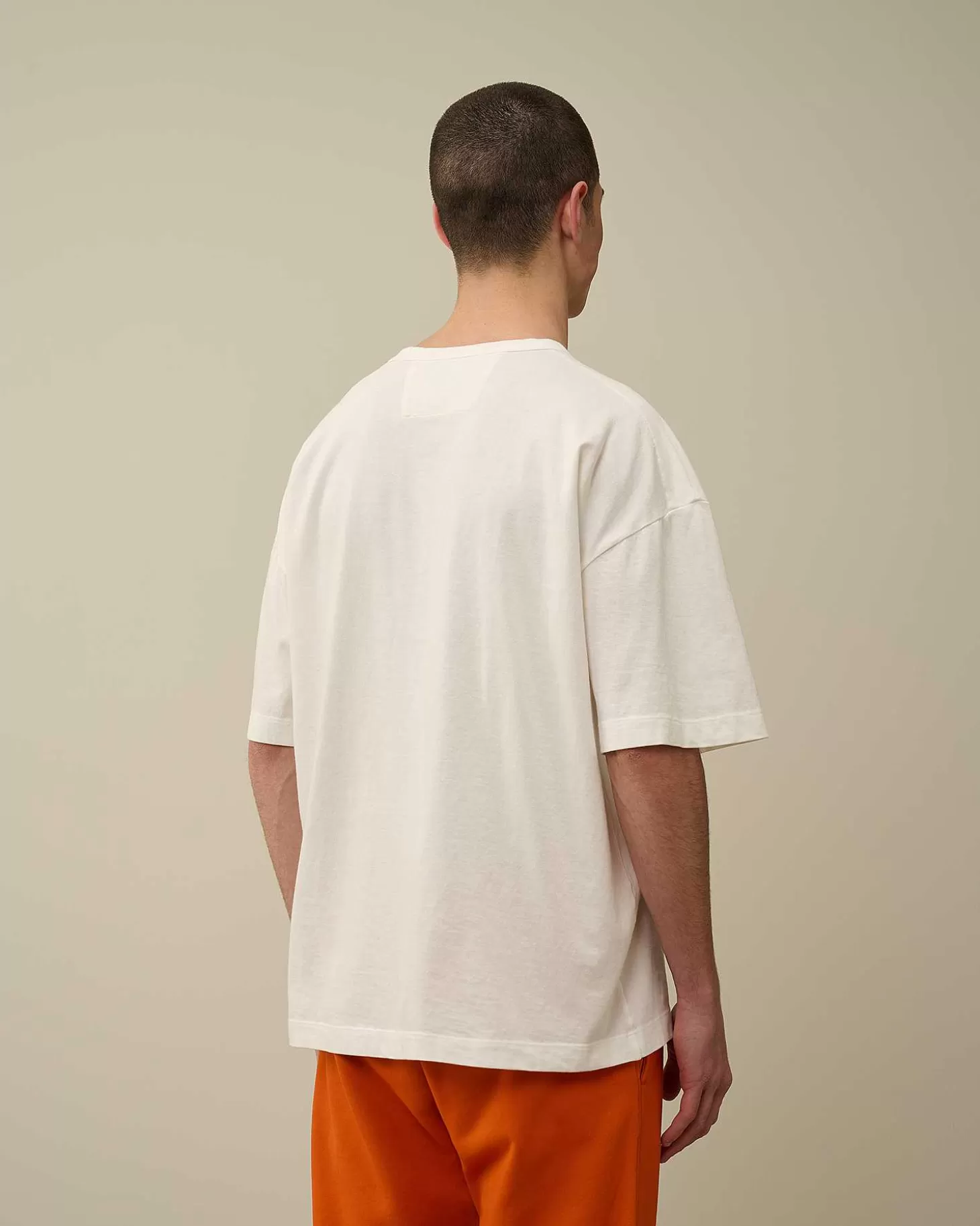 Outlet 20/1 Jersey Boxy Logo T-Shirt Men T-Shirts & Polo