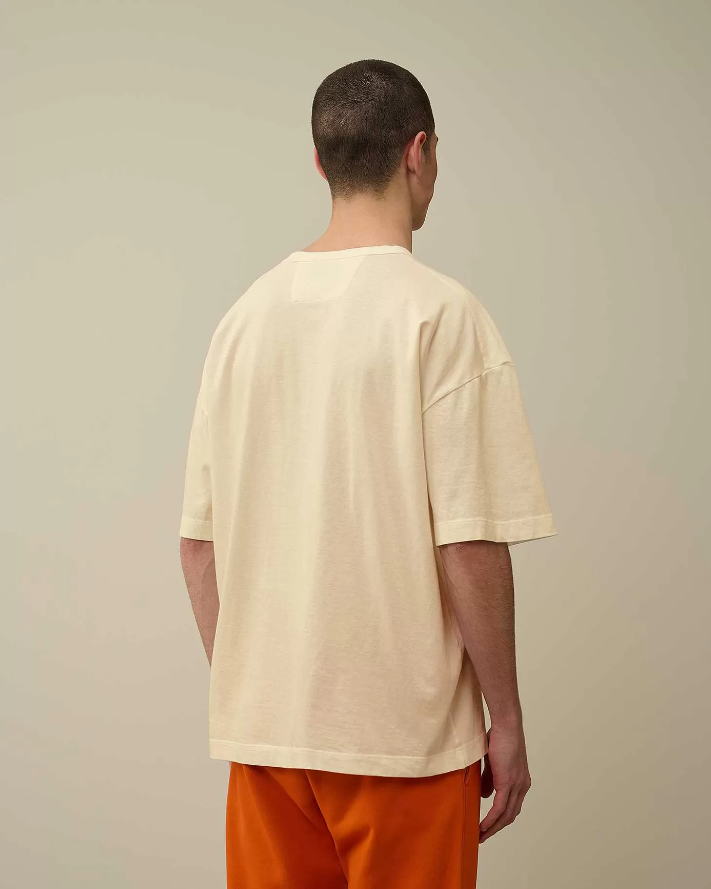 Flash Sale 20/1 Jersey Boxy Logo T-Shirt Men T-Shirts & Polo
