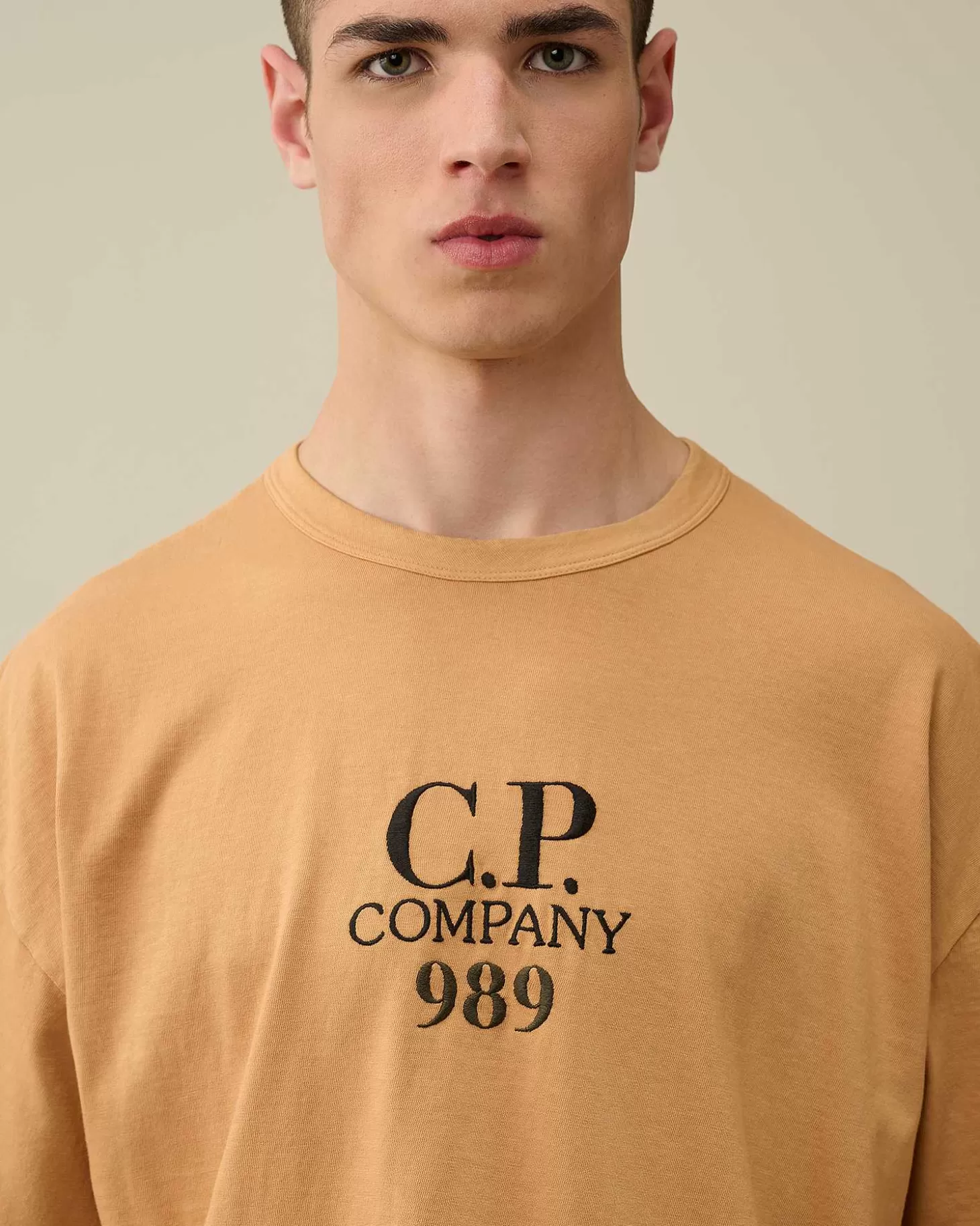Online 20/1 Jersey Boxy Logo T-Shirt Men T-Shirts & Polo