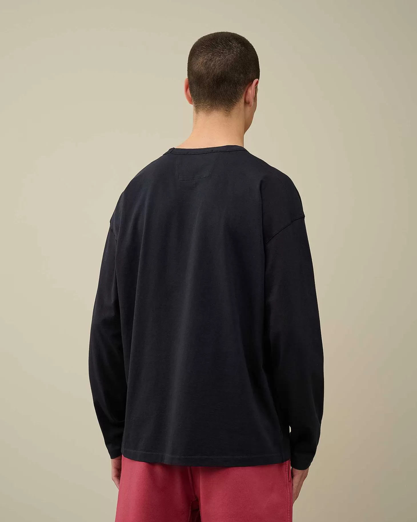 Cheap 20/1 Jersey Boxy Long Sleeved T-Shirt Men T-Shirts & Polo