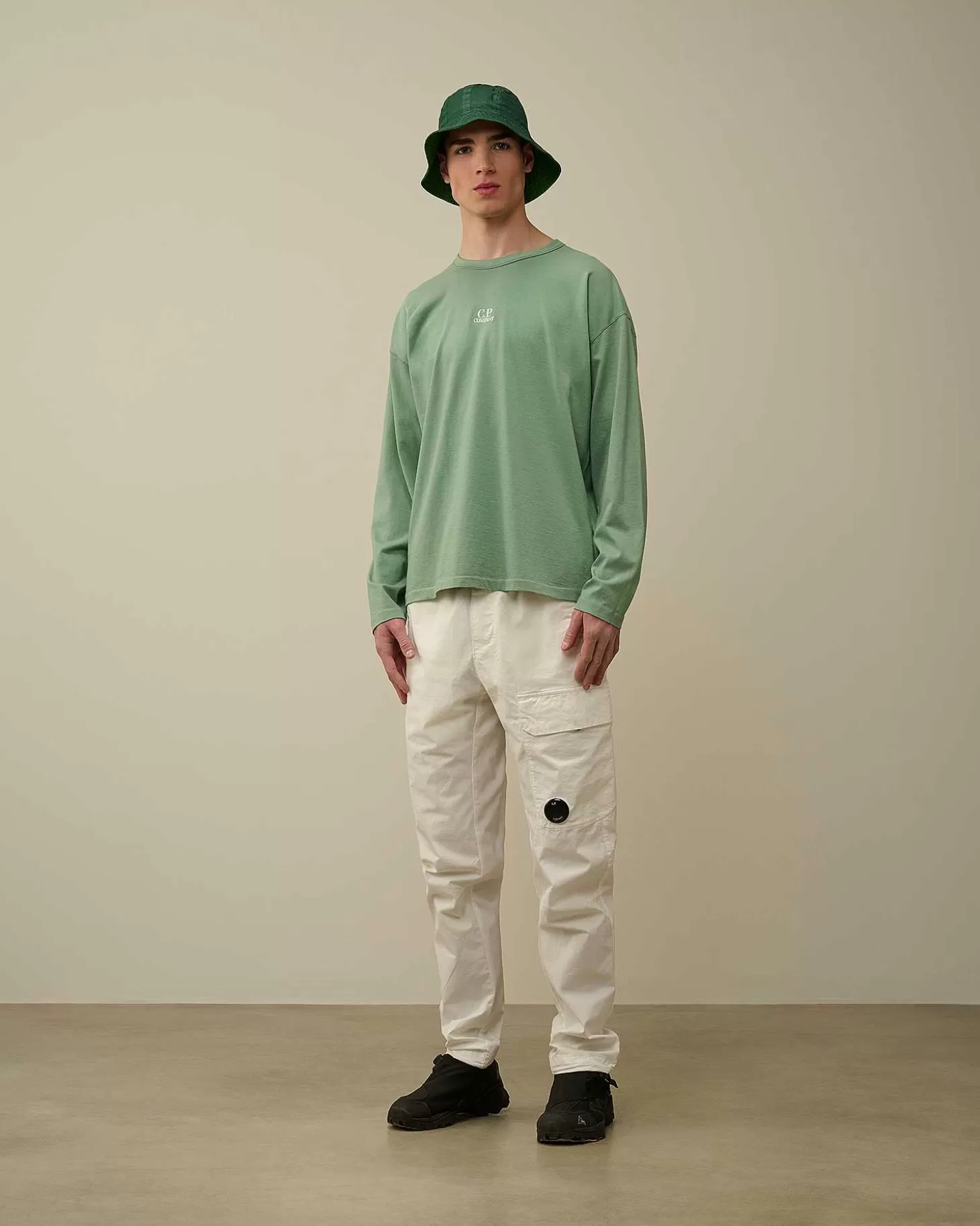Cheap 20/1 Jersey Boxy Long Sleeved T-Shirt Men T-Shirts & Polo