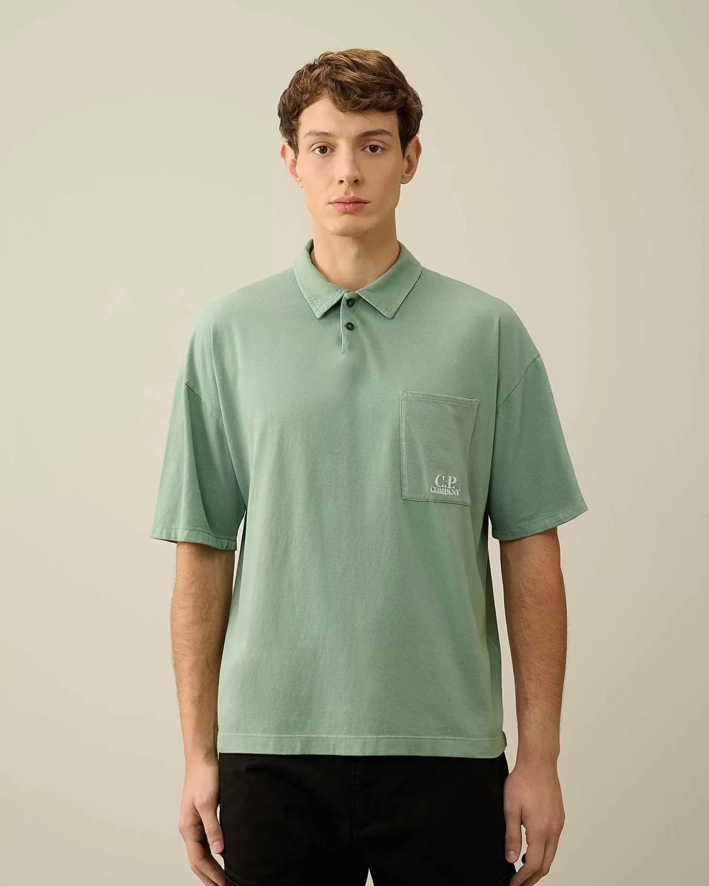 Flash Sale 20/1 Jersey Boxy Polo Shirt Men T-Shirts & Polo