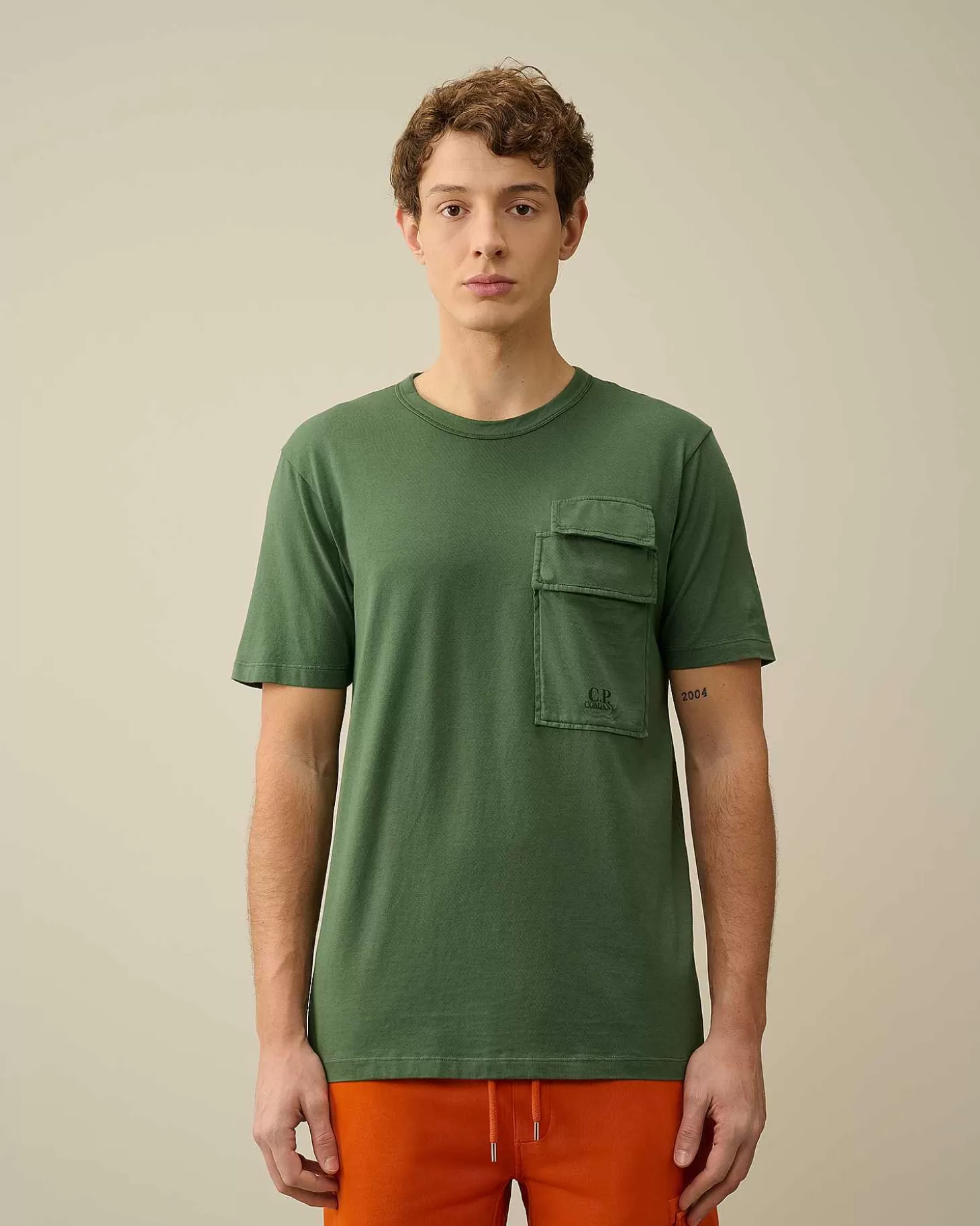 New 20/1 Jersey Flap Pocket T-Shirt Men T-Shirts & Polo