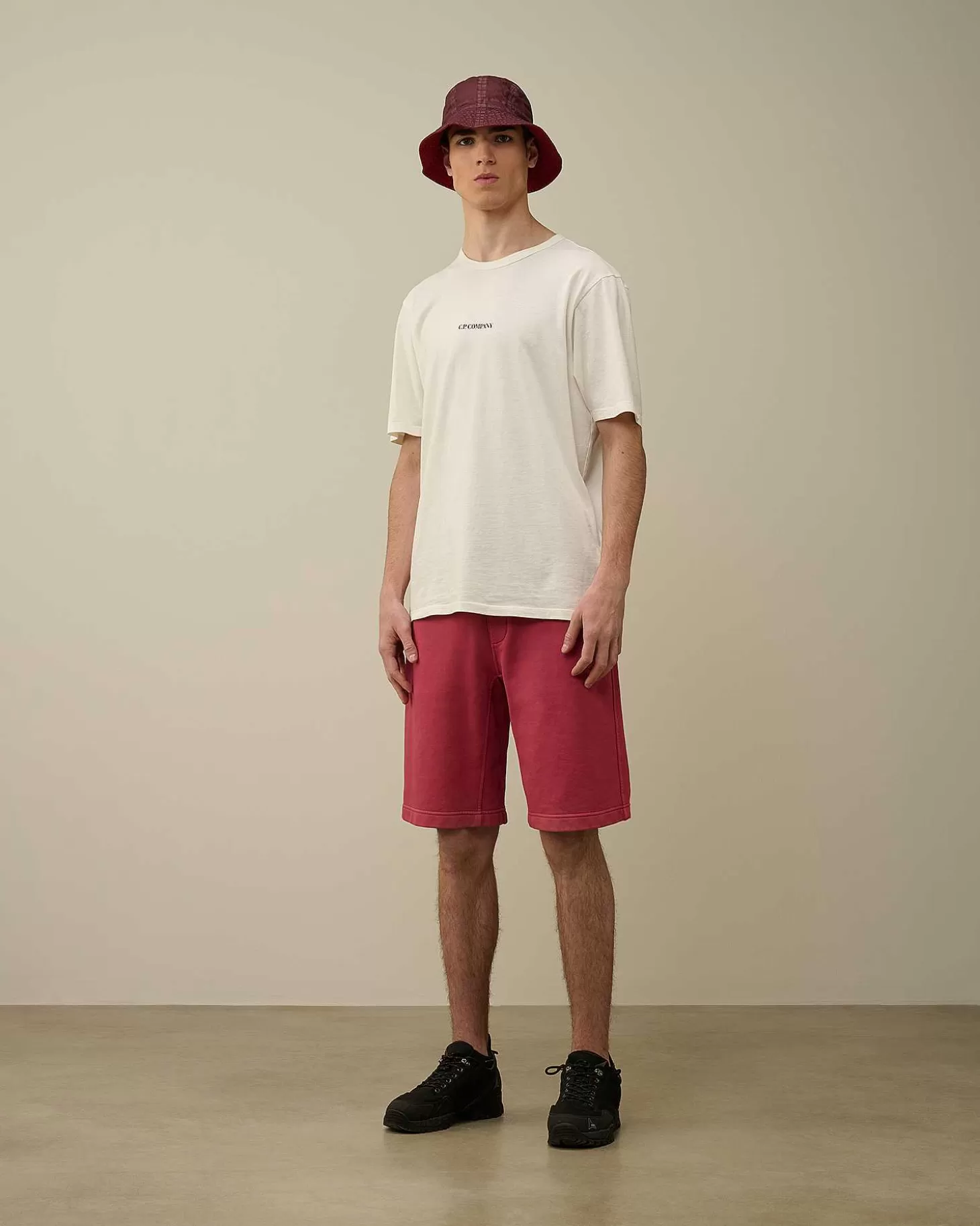 Online 24/1 Jersey Garment Dyed Logo T-Shirt Men T-Shirts & Polo