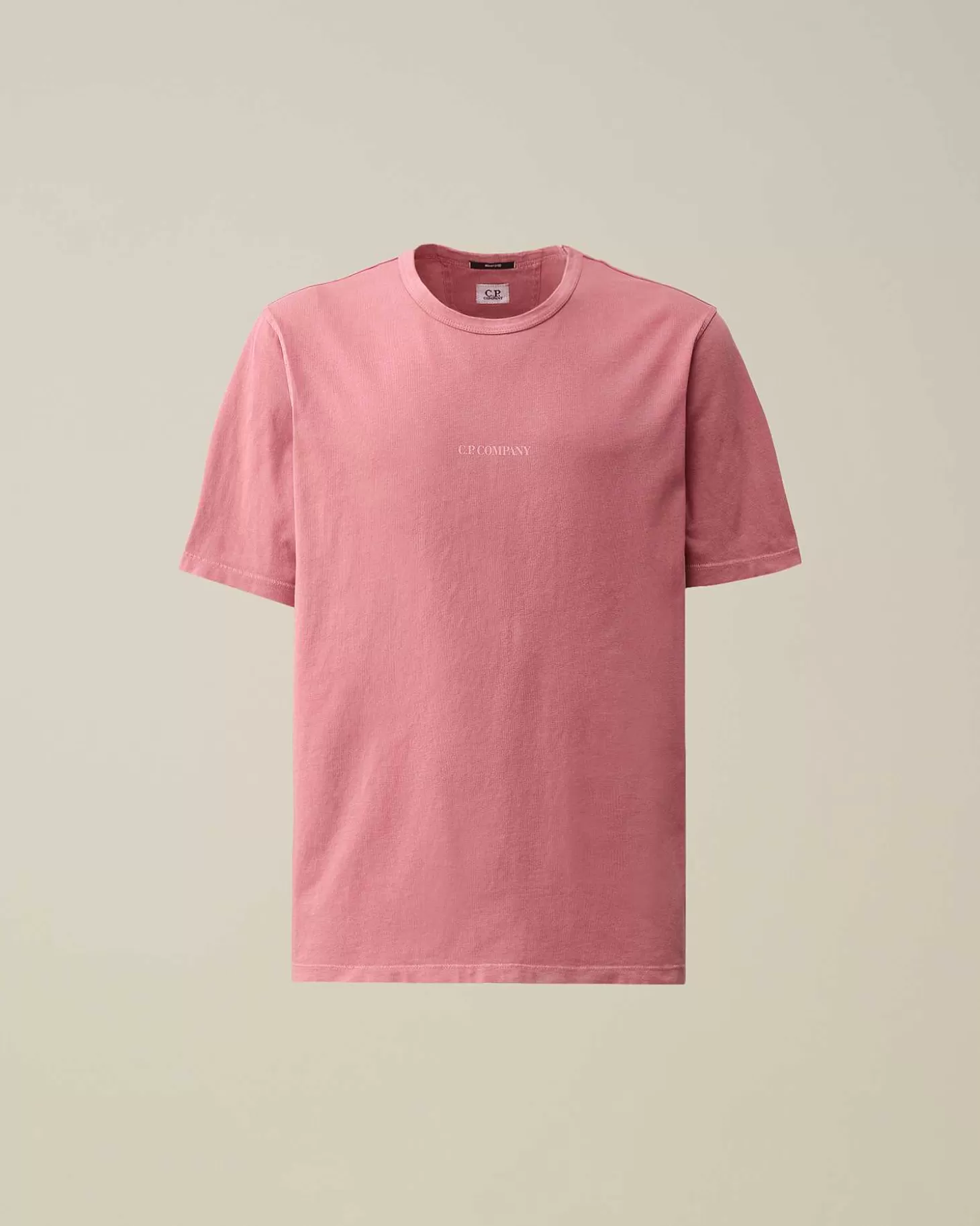 Outlet 24/1 Jersey Resist Dyed Logo T-Shirt Men T-Shirts & Polo