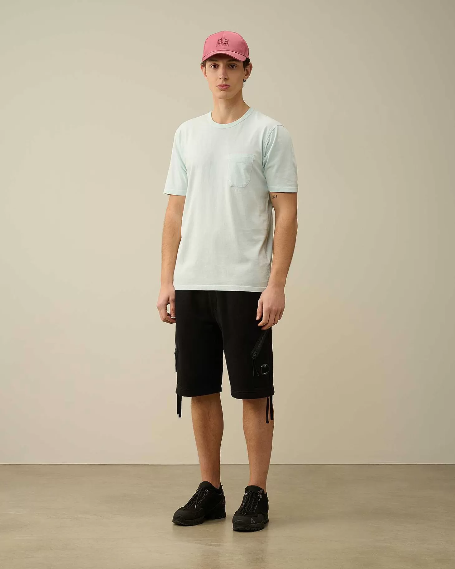 Clearance 24/1 Jersey Resist Dyed Pocket T-Shirt Men T-Shirts & Polo
