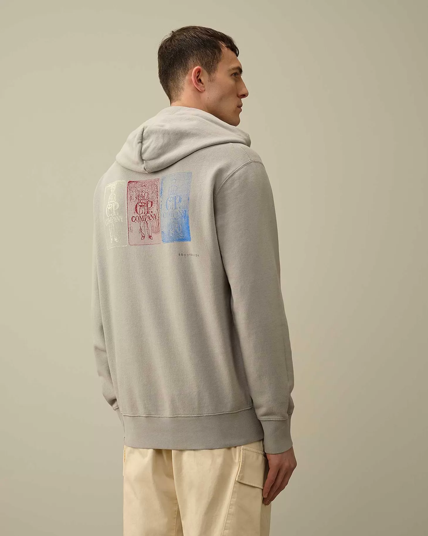 Clearance 30/1 Fleece Artisanal Hoodie Men Sweatshirts