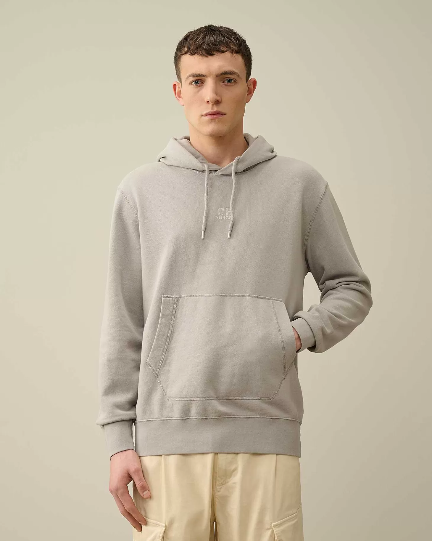 Clearance 30/1 Fleece Artisanal Hoodie Men Sweatshirts