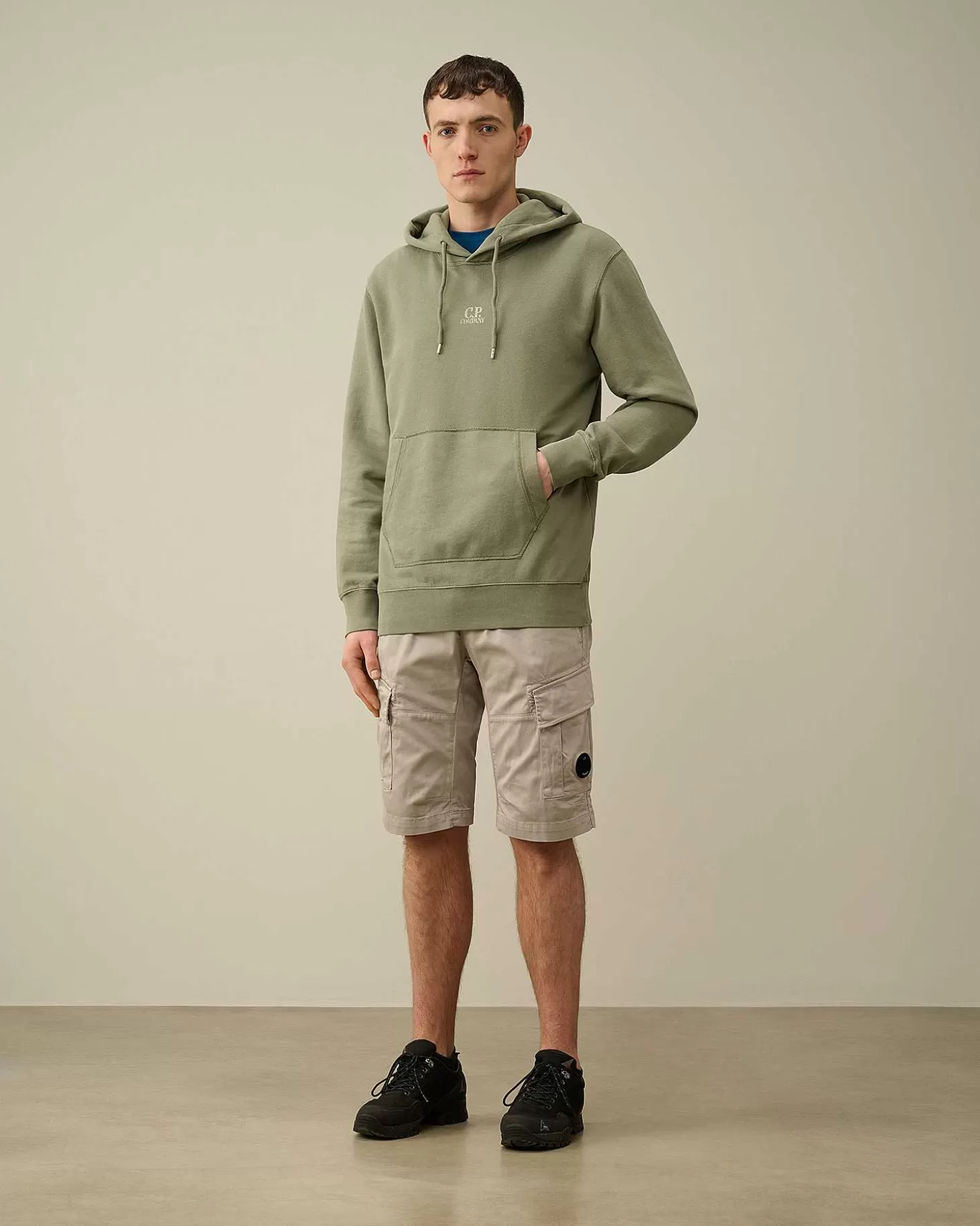 Cheap 30/1 Fleece Artisanal Hoodie Men Sweatshirts