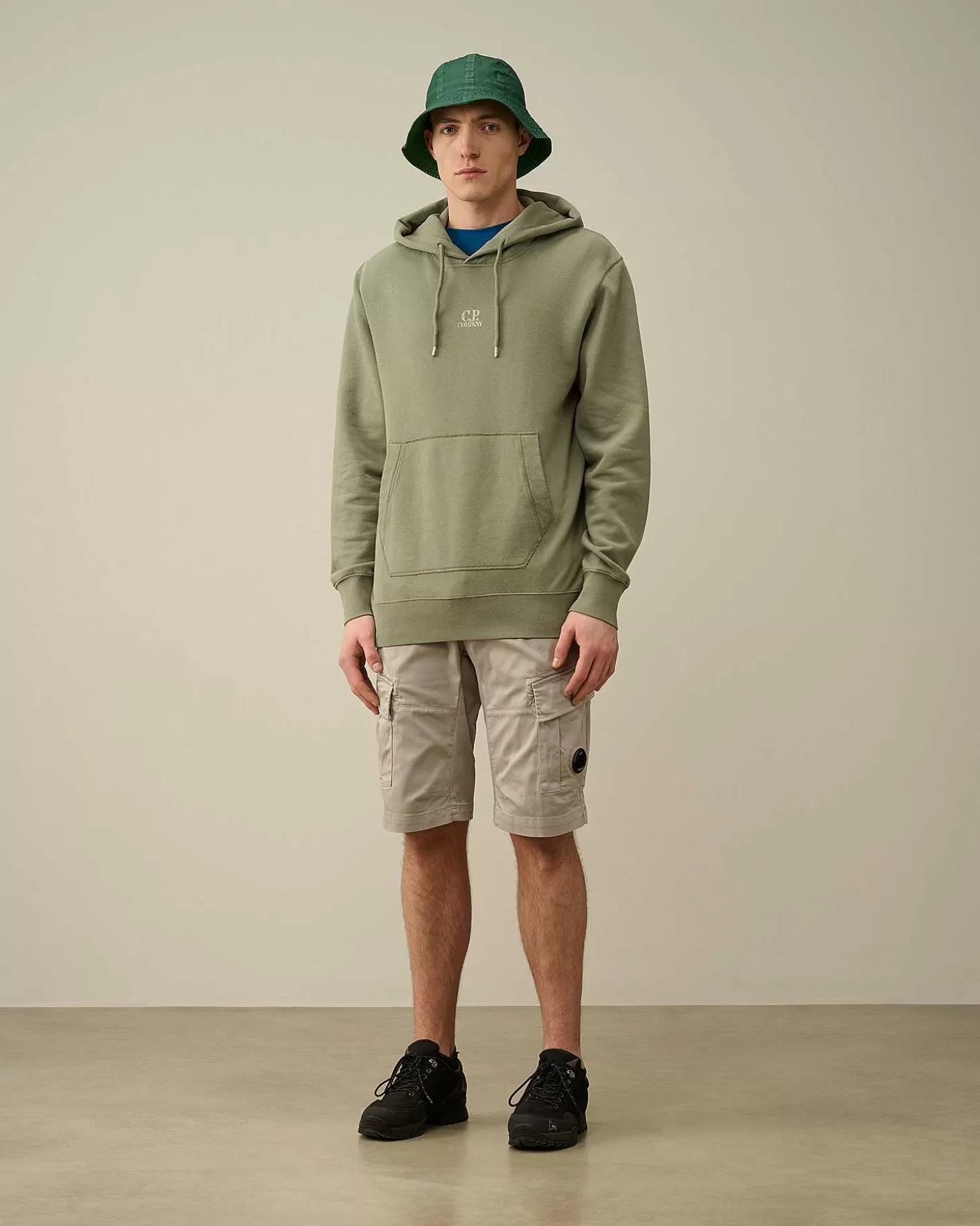 Cheap 30/1 Fleece Artisanal Hoodie Men Sweatshirts