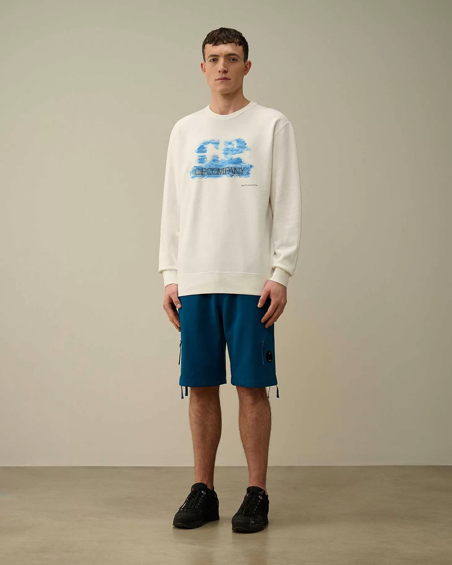 Cheap 30/1 Fleece Artisanal Logo Sweatshirt Men Sweatshirts