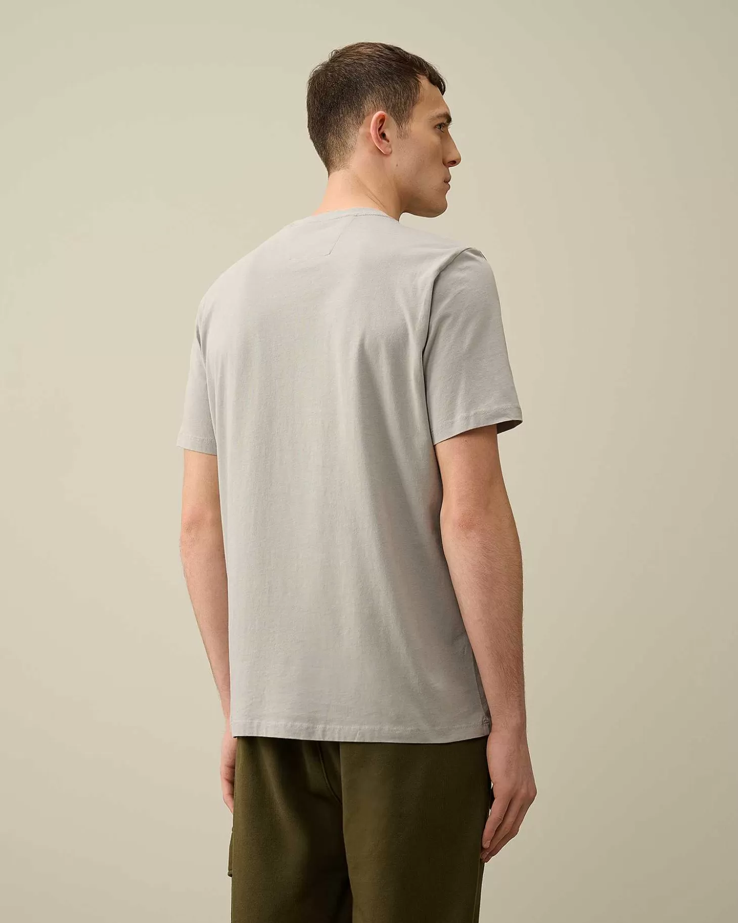 Cheap 30/1 Jersey Label Style Logo T-Shirt Men T-Shirts & Polo
