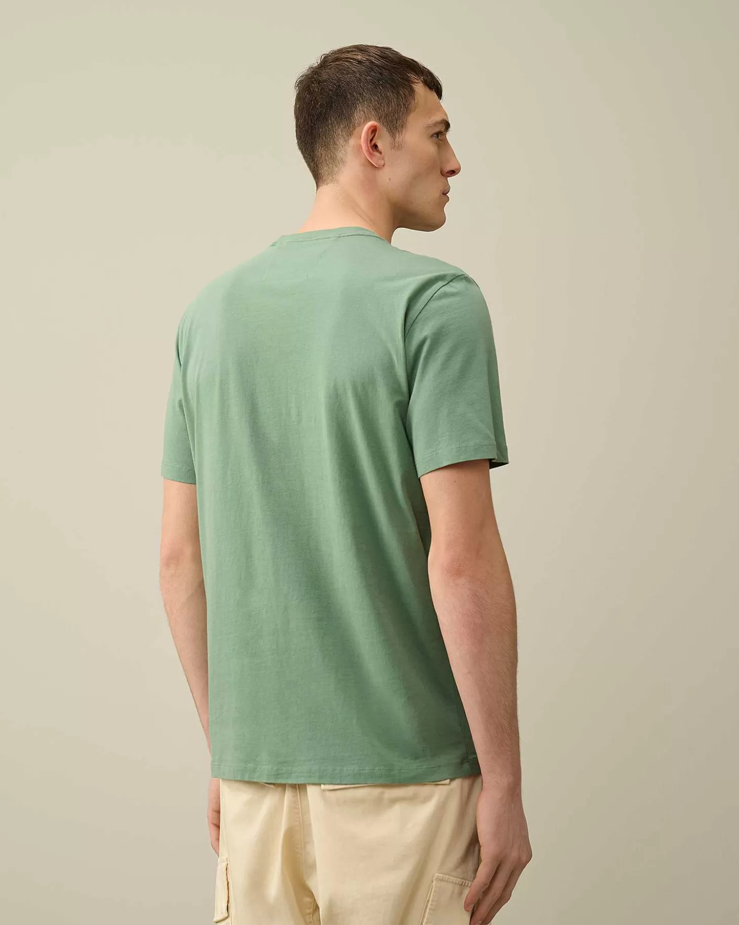 Cheap 30/1 Jersey Label Style Logo T-Shirt Men T-Shirts & Polo