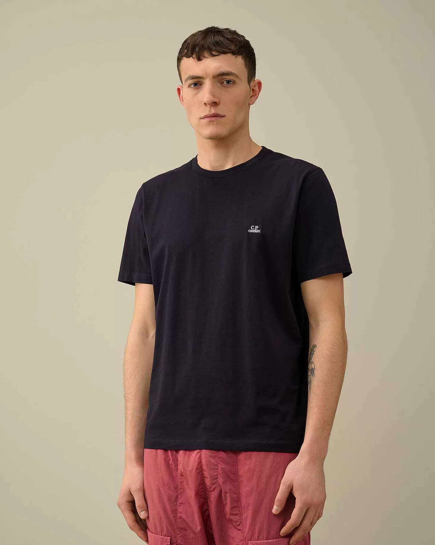Online 30/1 Jersey Logo T-Shirt Men T-Shirts & Polo