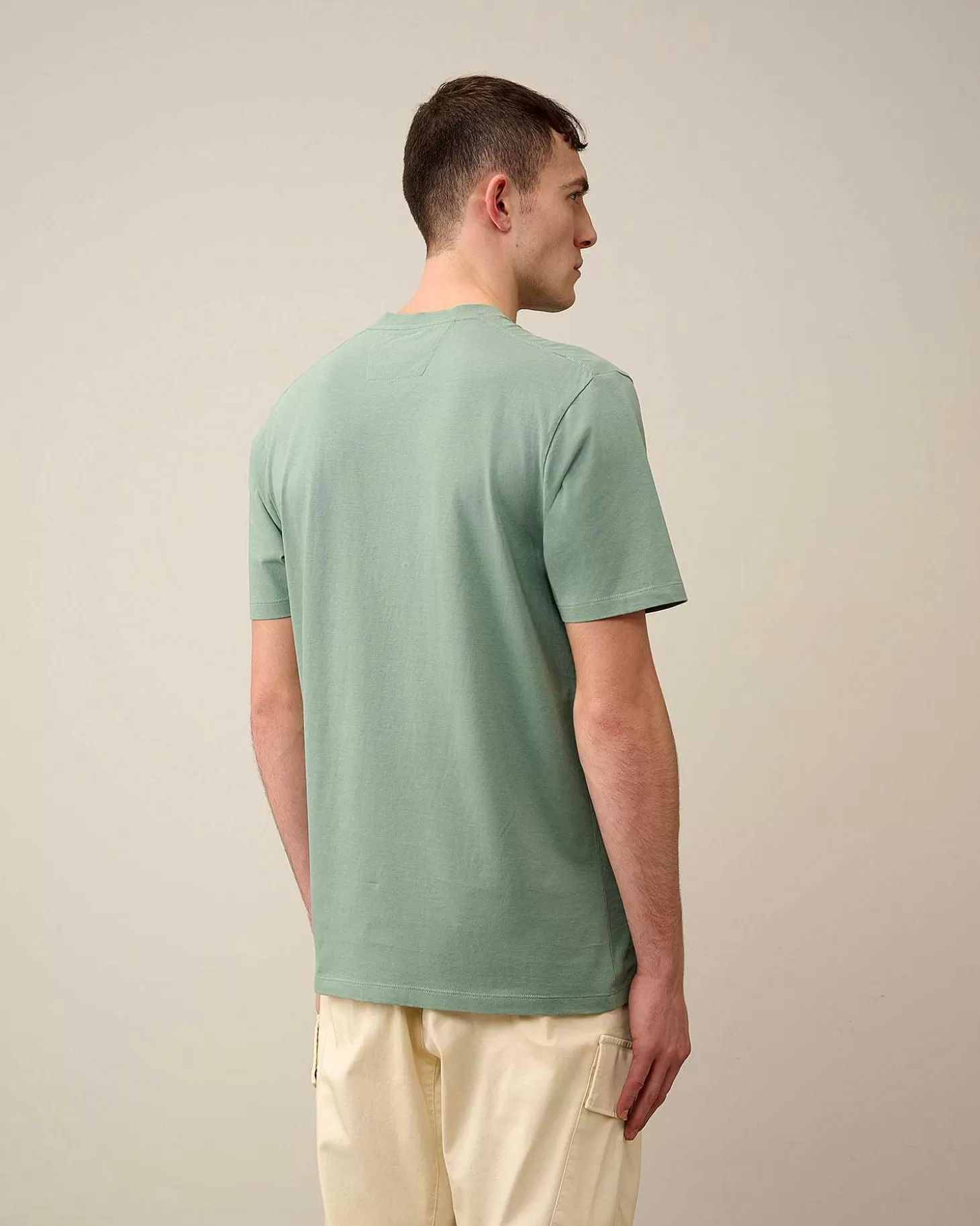 Hot 30/1 Jersey Logo T-Shirt Men T-Shirts & Polo