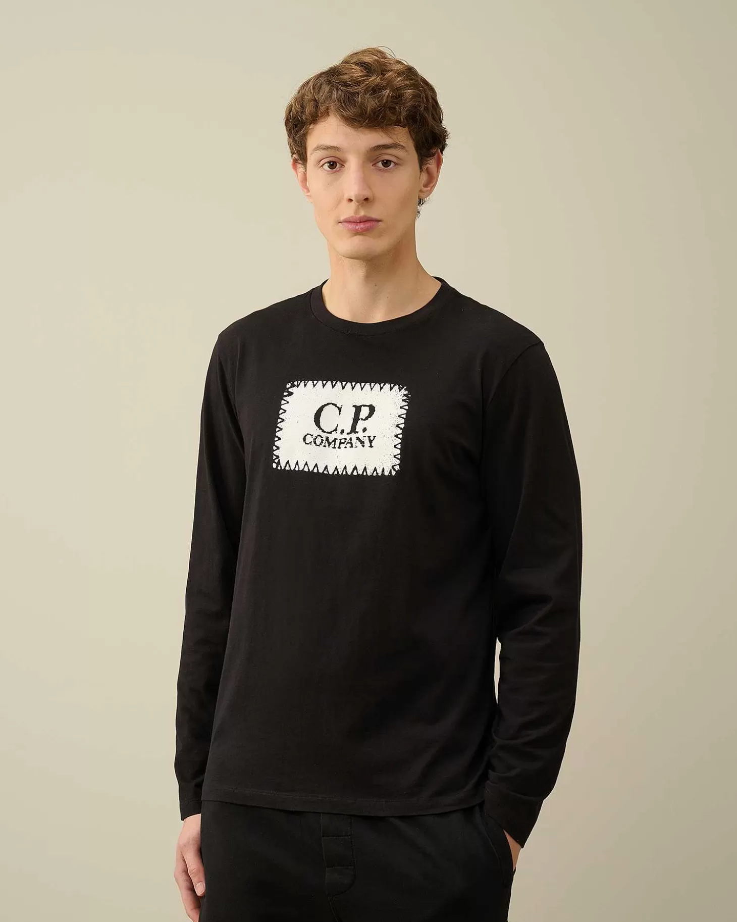 Hot 30/1 Jersey Long Sleeved Logo T-Shirt Men T-Shirts & Polo