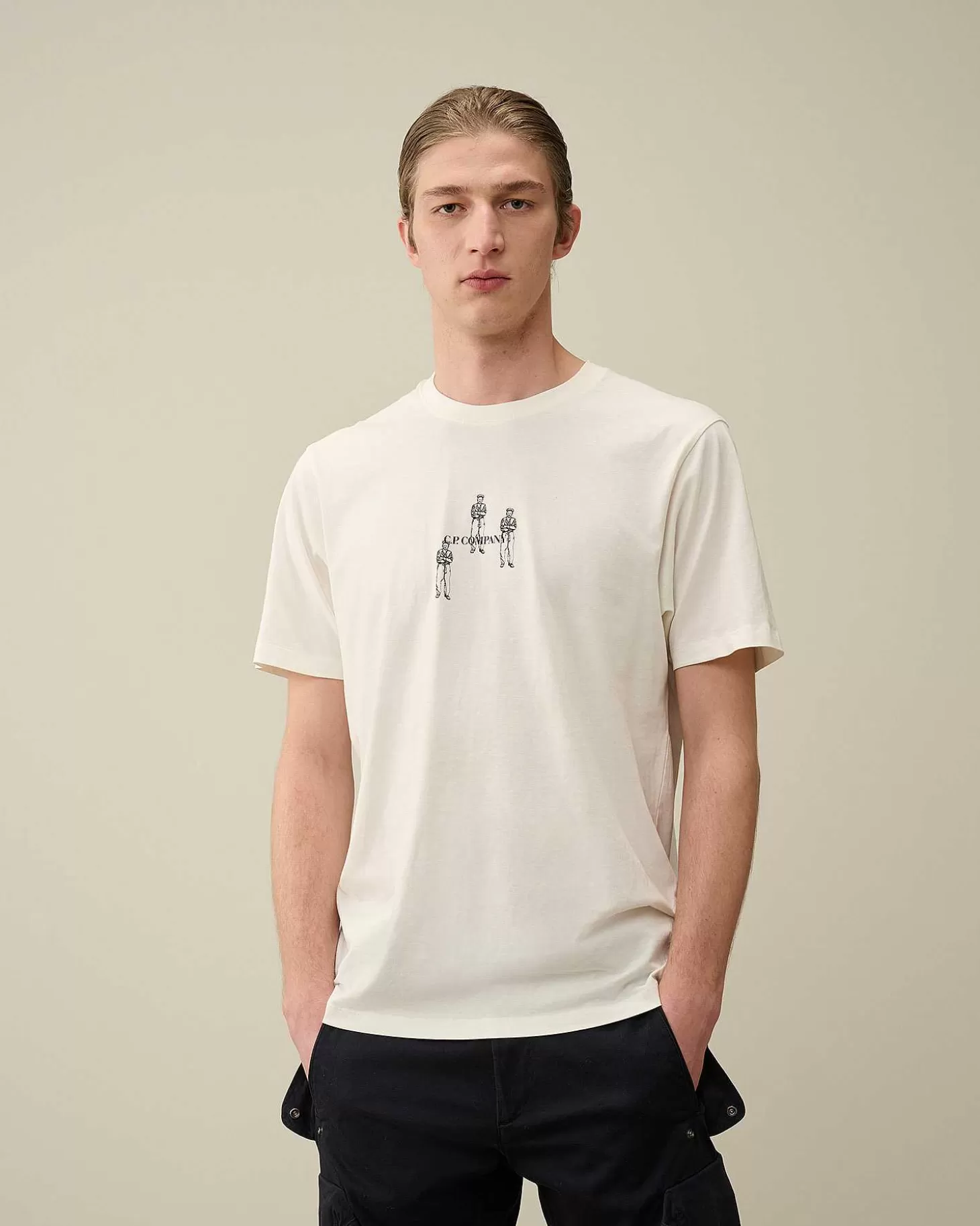 Best Sale 30/1 Jersey Relaxed Graphic T-Shirt Men T-Shirts & Polo