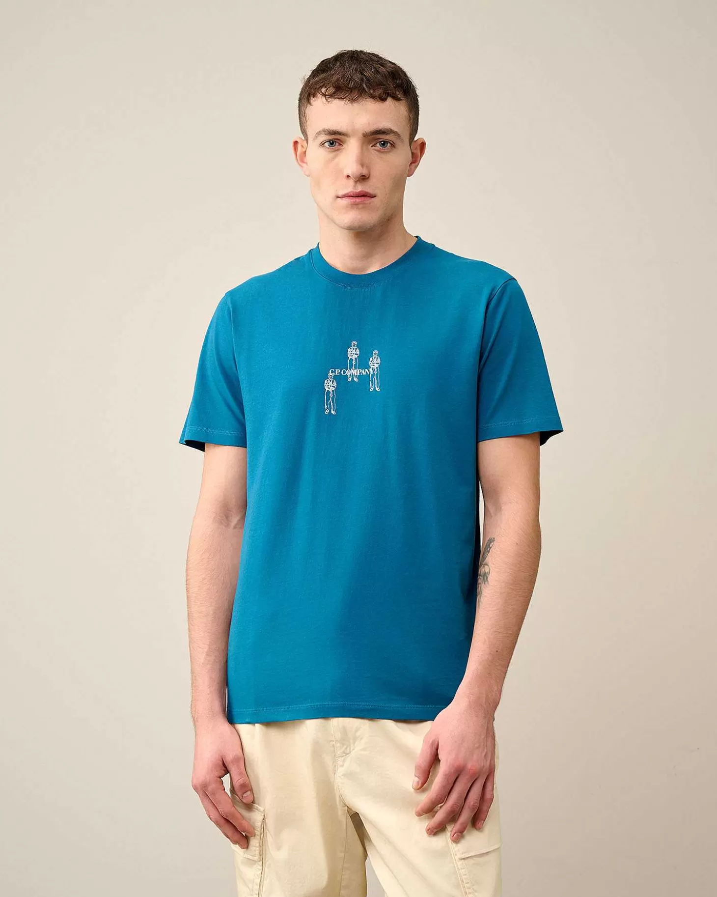 Cheap 30/1 Jersey Relaxed Graphic T-Shirt Men T-Shirts & Polo
