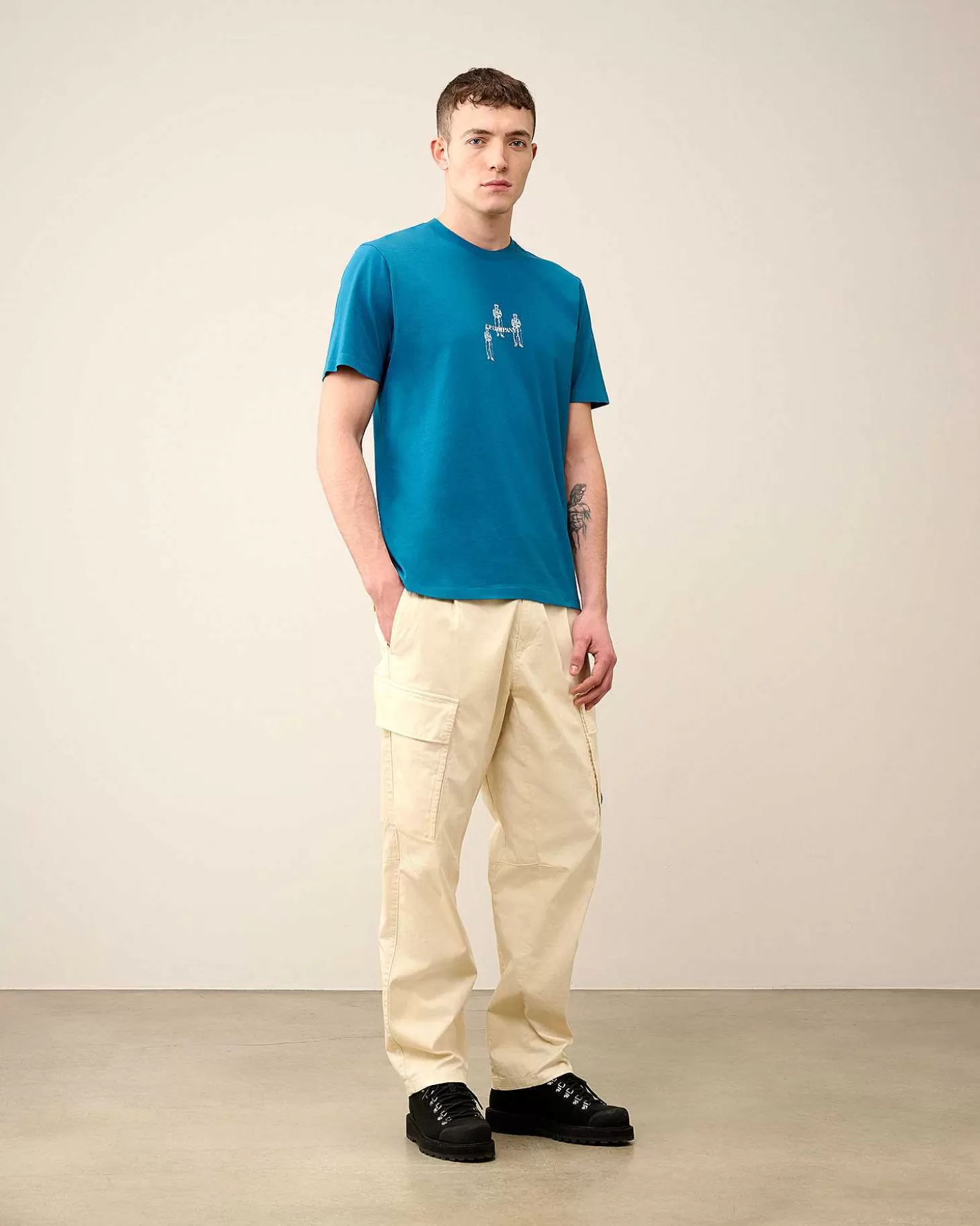 Cheap 30/1 Jersey Relaxed Graphic T-Shirt Men T-Shirts & Polo