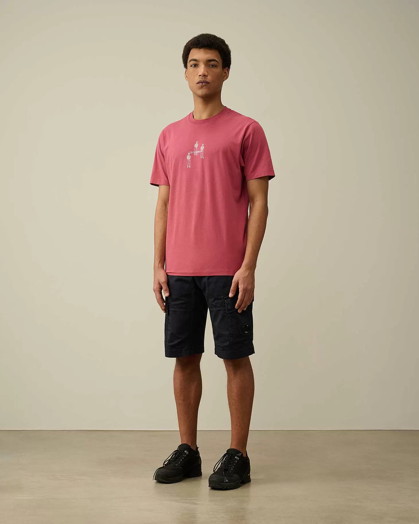 Fashion 30/1 Jersey Relaxed Graphic T-Shirt Men T-Shirts & Polo