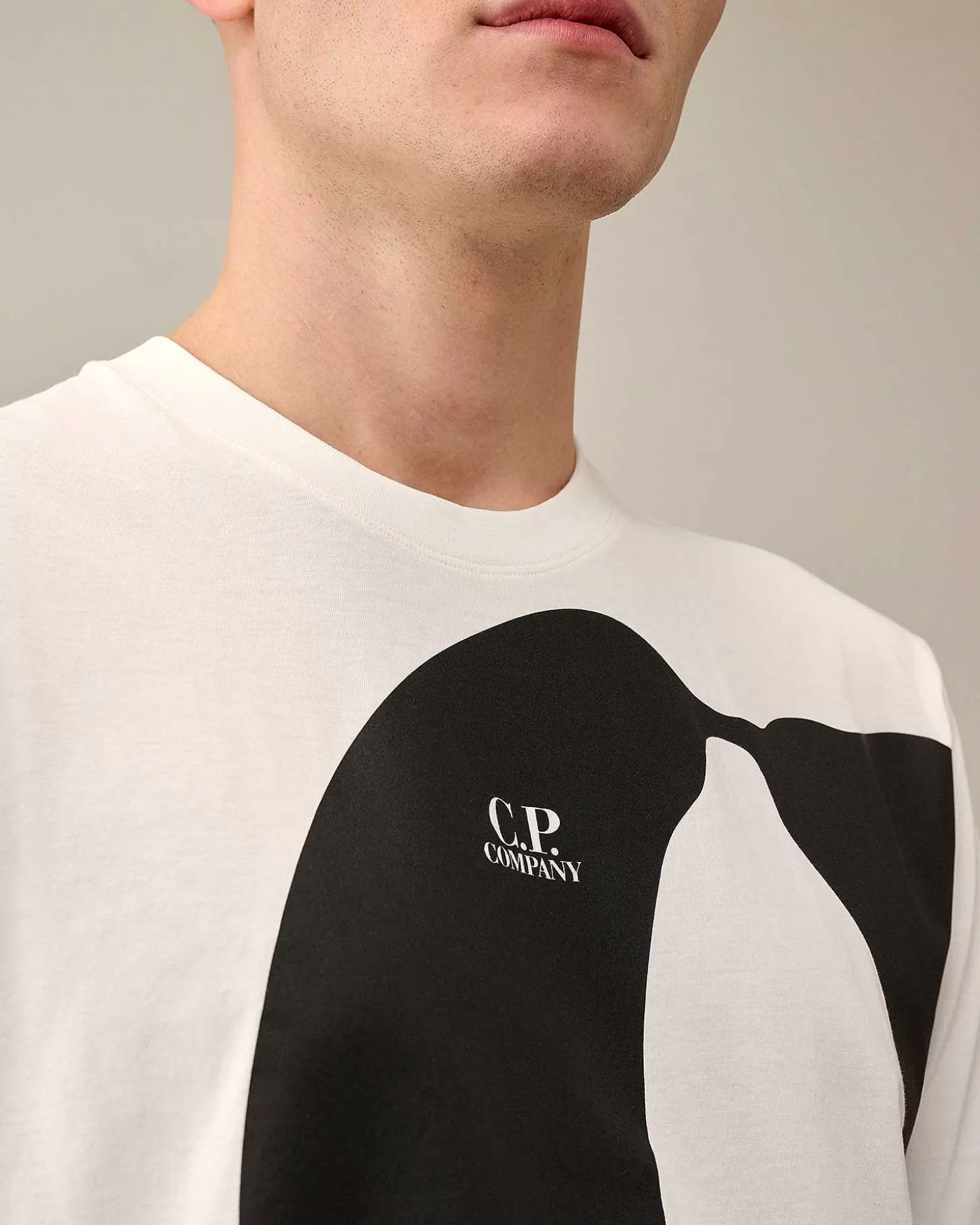 Cheap 30/1 Jersey Relaxed Logo T-Shirt Men T-Shirts & Polo
