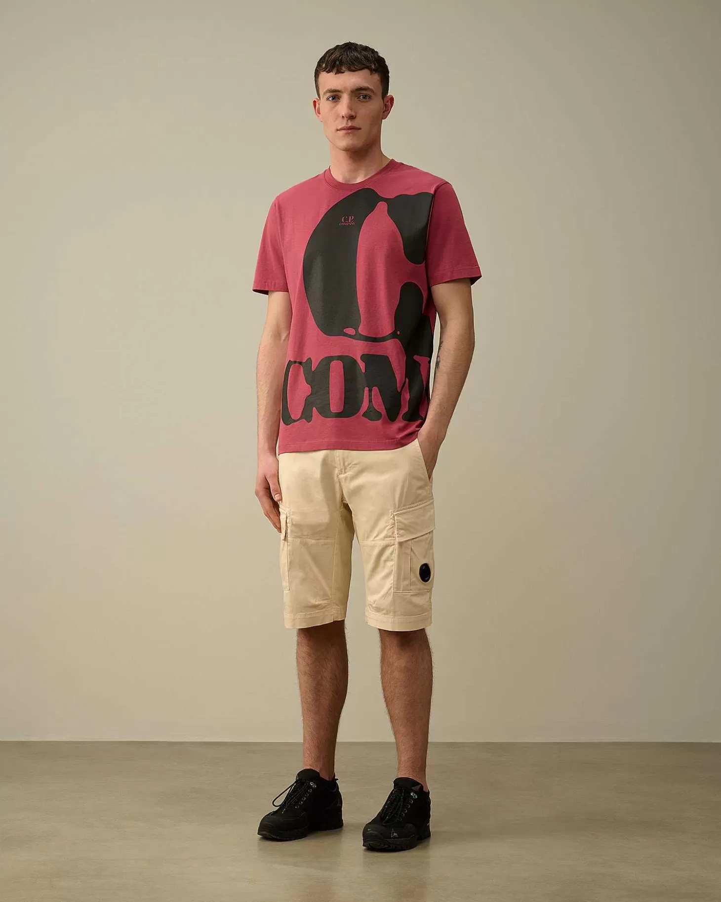 Outlet 30/1 Jersey Relaxed Logo T-Shirt Men T-Shirts & Polo