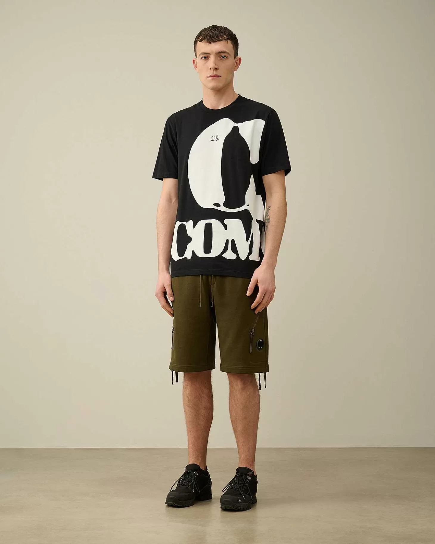 Hot 30/1 Jersey Relaxed Logo T-Shirt Men T-Shirts & Polo
