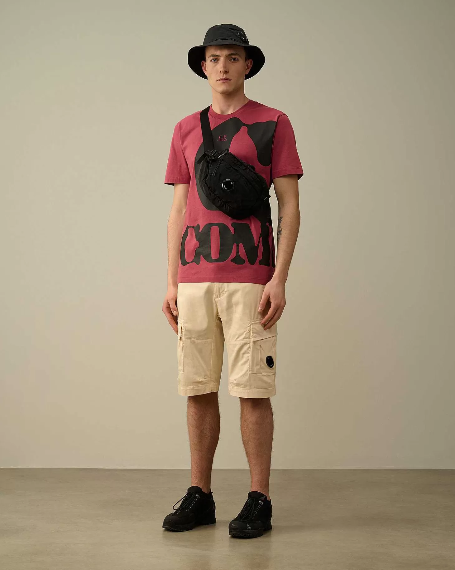 Outlet 30/1 Jersey Relaxed Logo T-Shirt Men T-Shirts & Polo