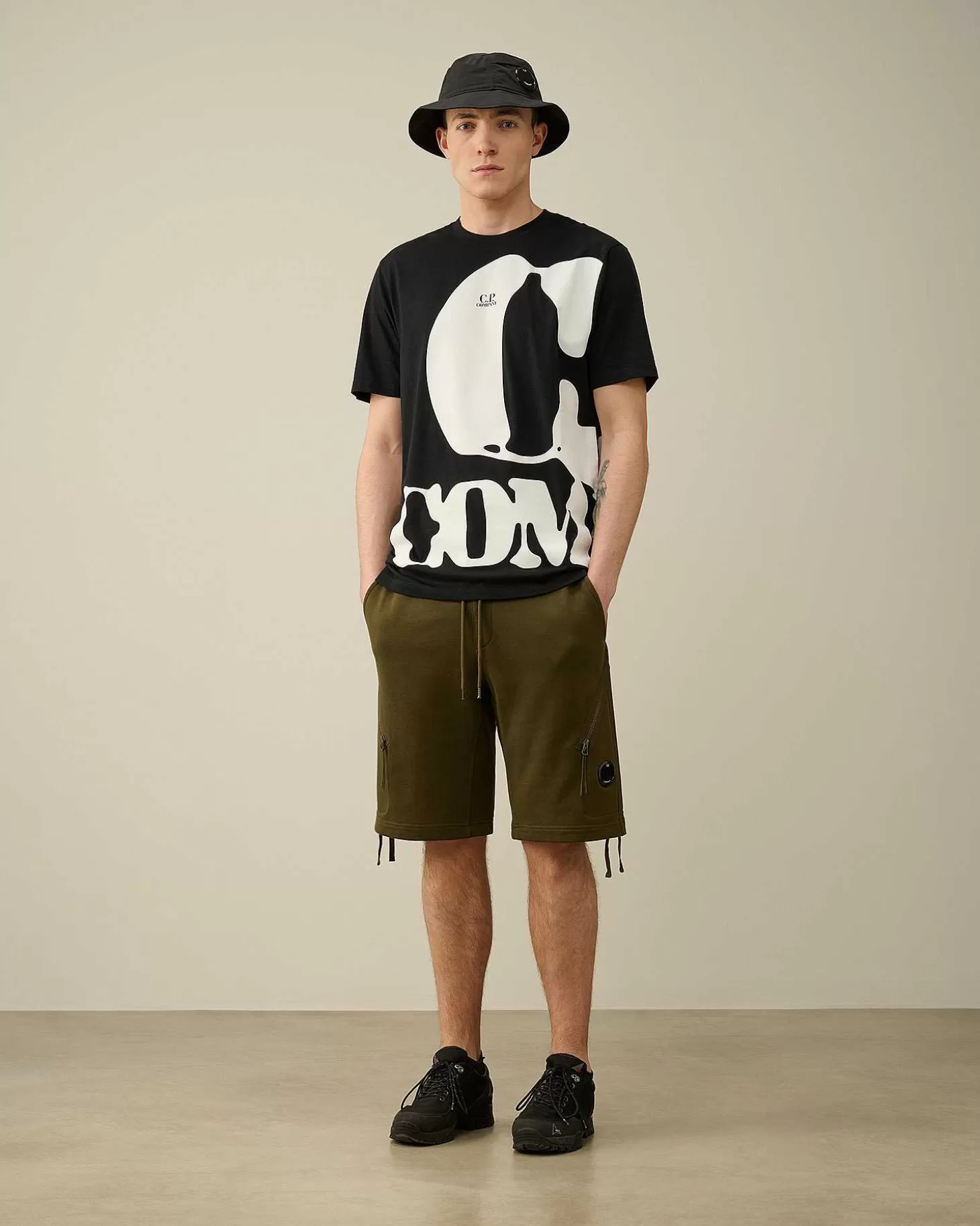 Hot 30/1 Jersey Relaxed Logo T-Shirt Men T-Shirts & Polo