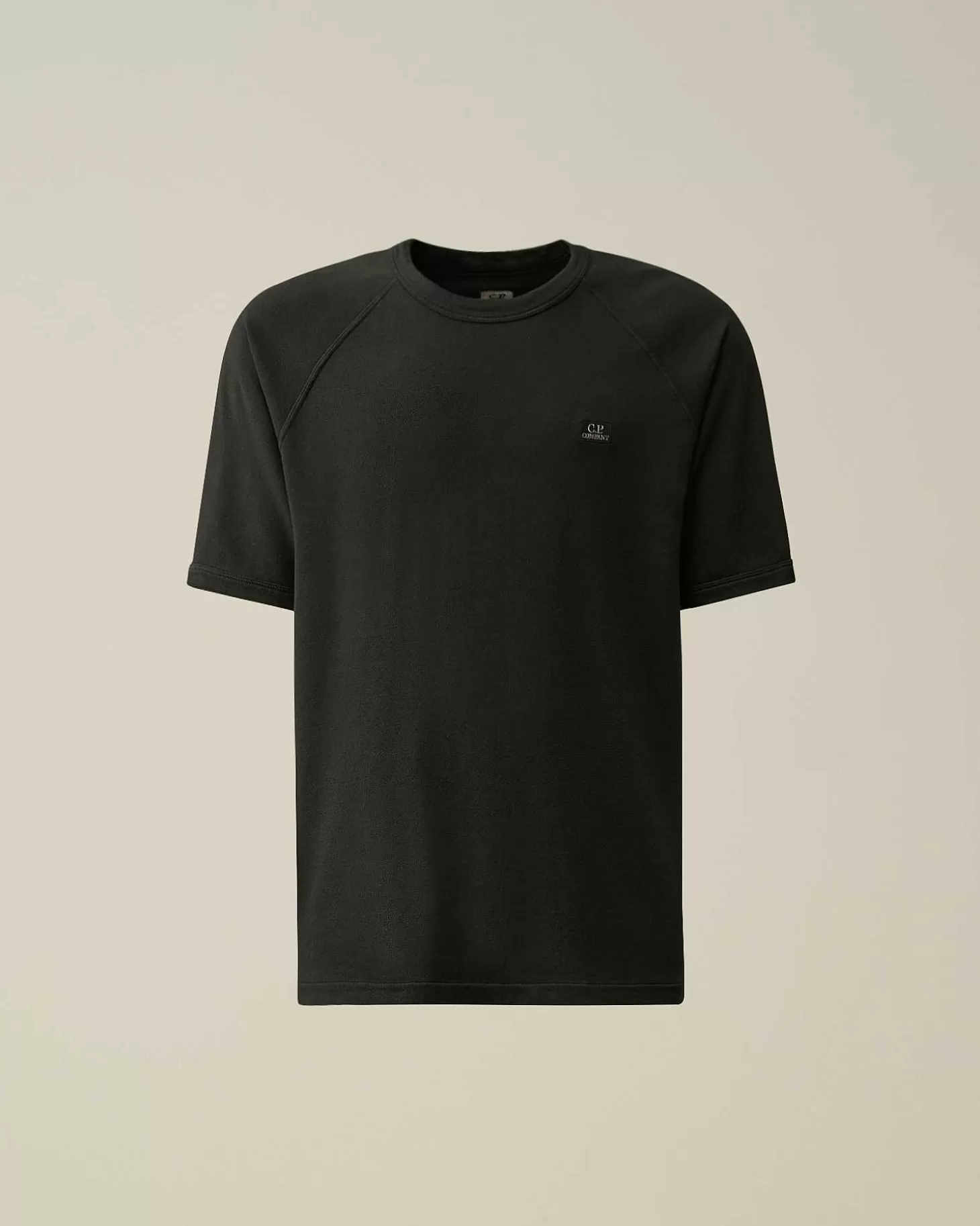 Online 30/1 Sponge Fleece Short Sleeved Sweatshirt Men Sweatshirts