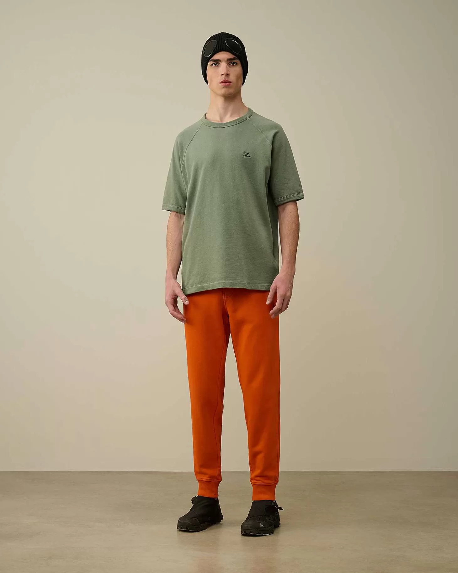 Hot 30/1 Sponge Fleece Short Sleeved Sweatshirt Men Sweatshirts