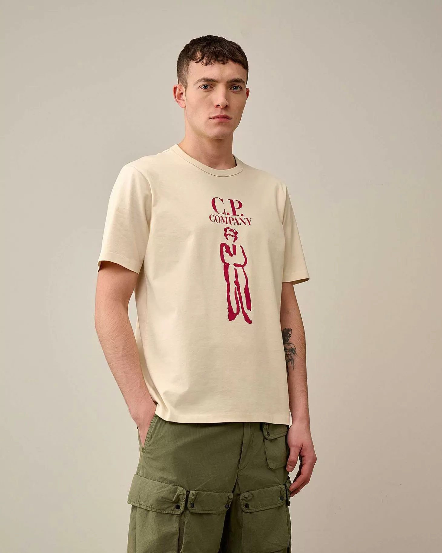 Shop 30/2 Mercerized Jersey Twisted British Sailor T-Shirt Men T-Shirts & Polo