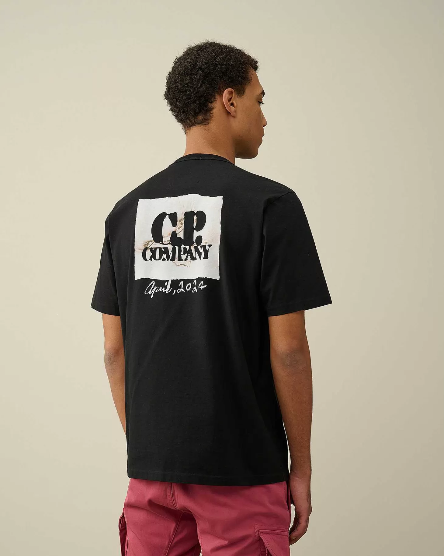 Clearance 30/2 Mercerized Jersey Twisted Graphic T-Shirt Men T-Shirts & Polo
