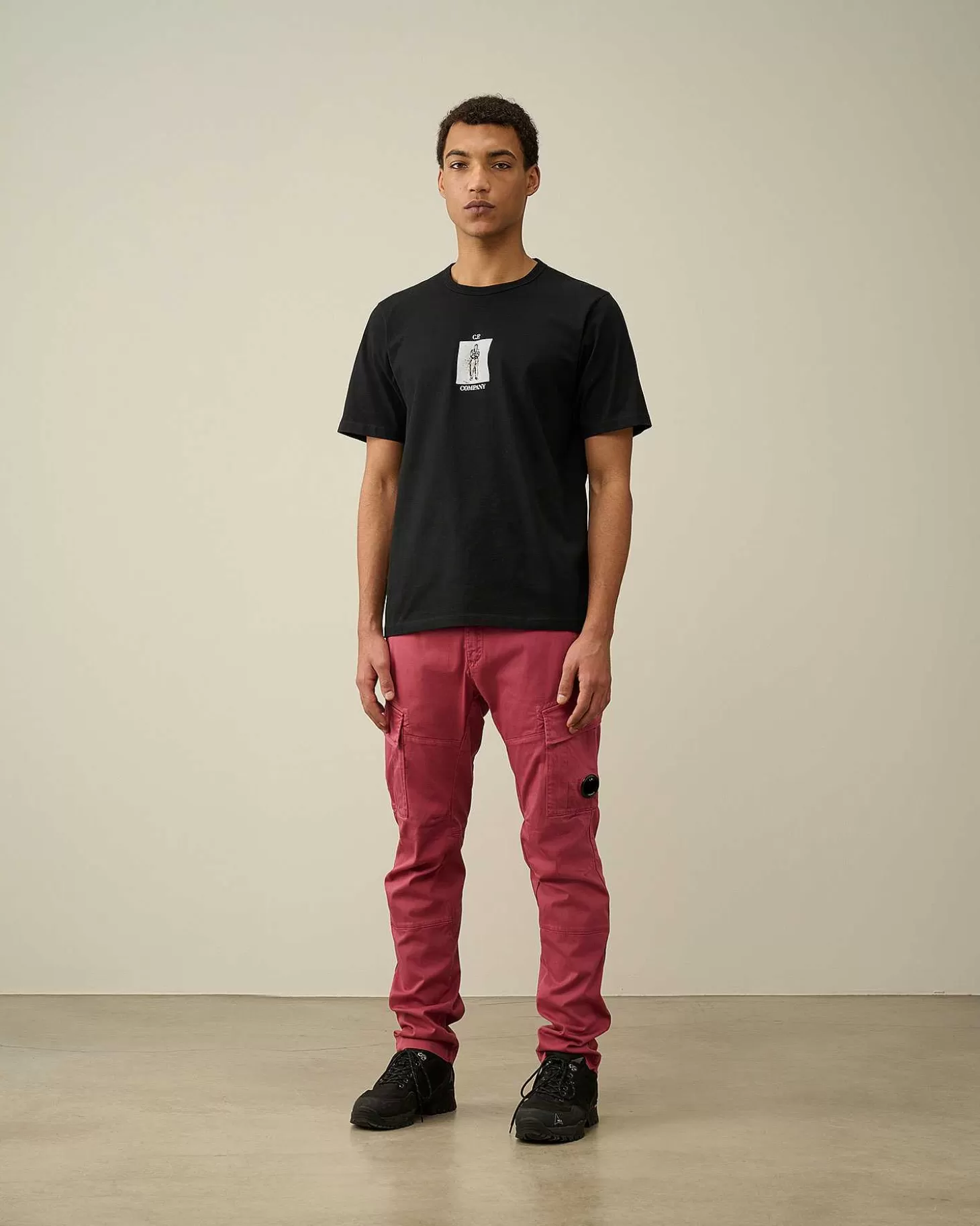 Clearance 30/2 Mercerized Jersey Twisted Graphic T-Shirt Men T-Shirts & Polo
