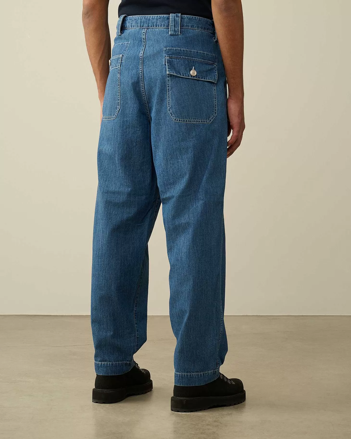 Best Sale Blu Loose Pants Men Trousers
