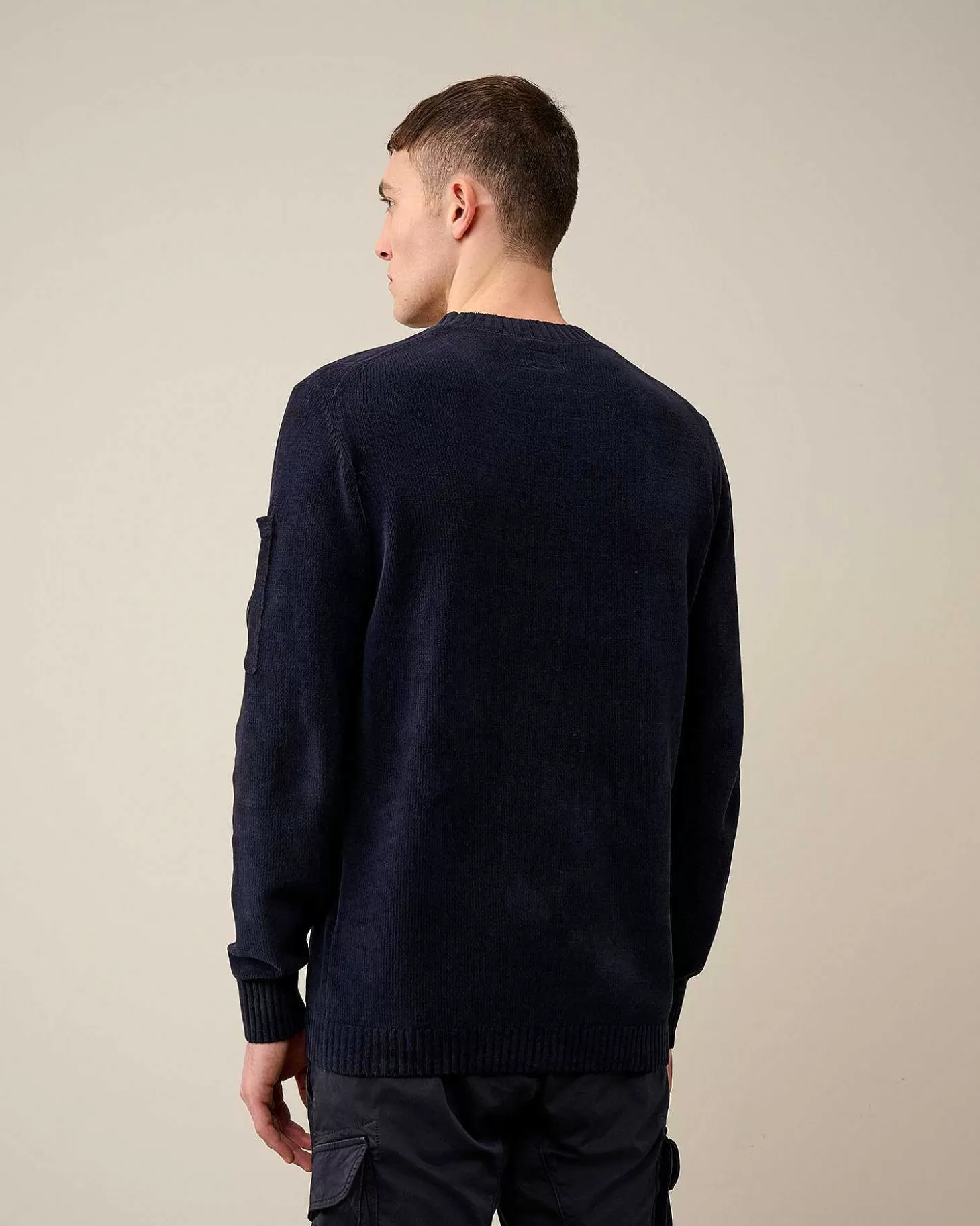 Outlet Chenille Cotton Knit Men Jumpers