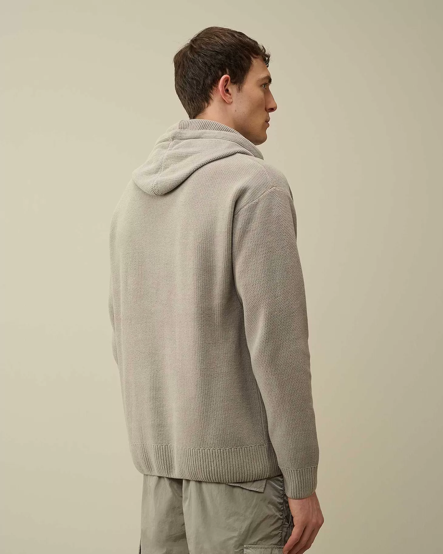 Flash Sale Chenille Cotton Knit Hoodie Men Jumpers