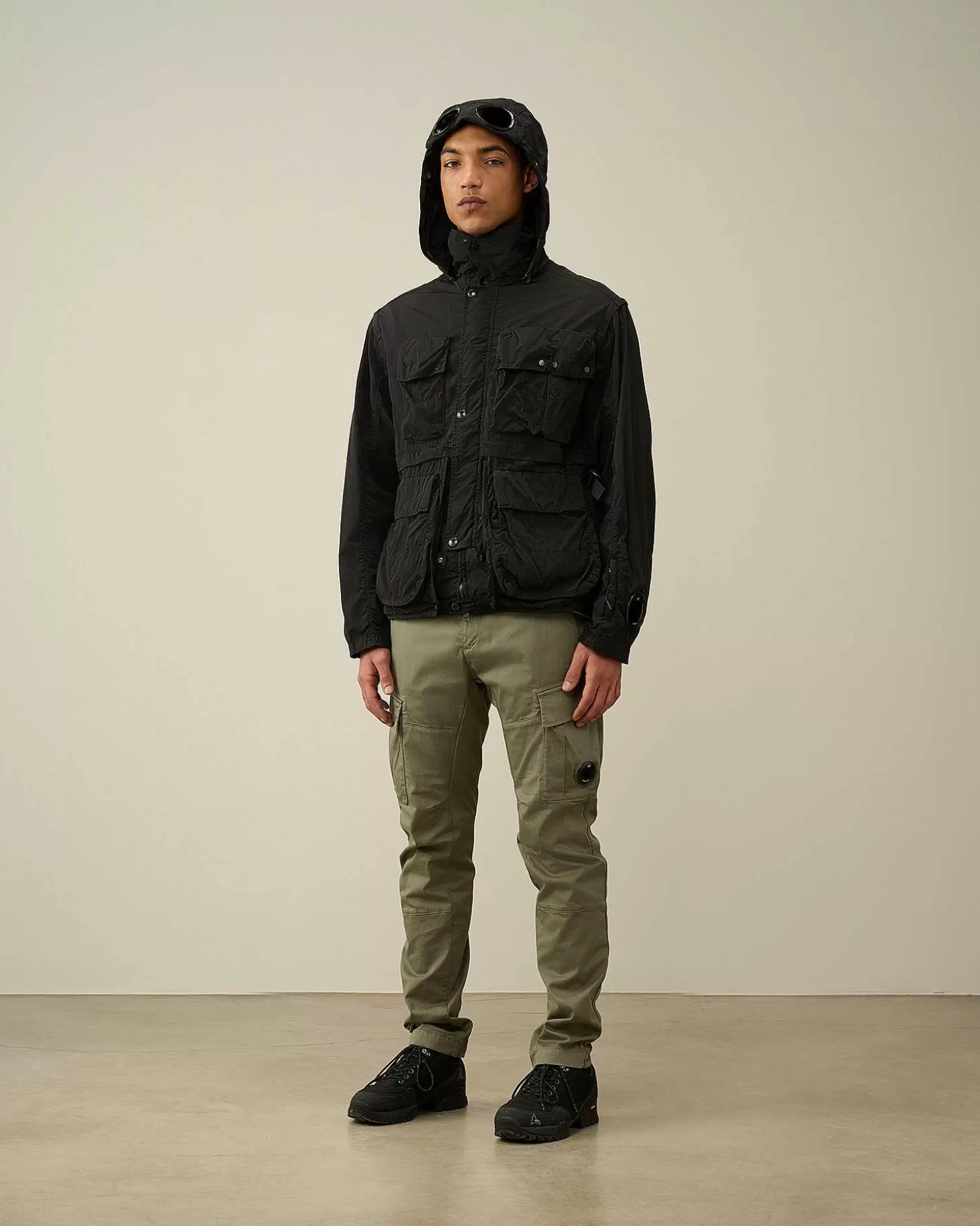 Fashion Chrome-R Goggle Utility Jacket Men Jacket & Coats