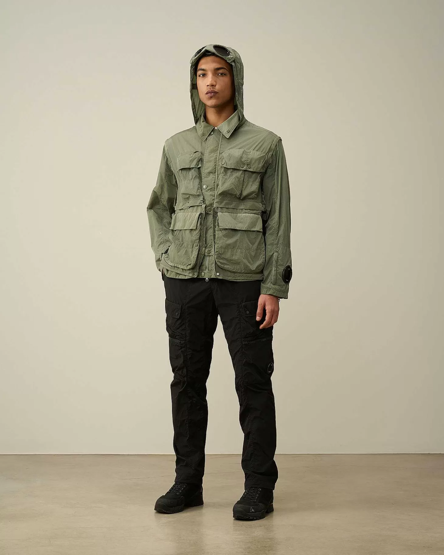 Discount Chrome-R Goggle Utility Jacket Men Jacket & Coats