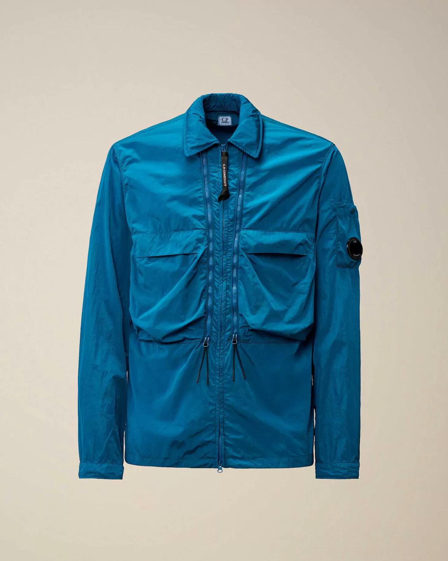 Hot Chrome-R Hooded Overshirt Men Overshirt