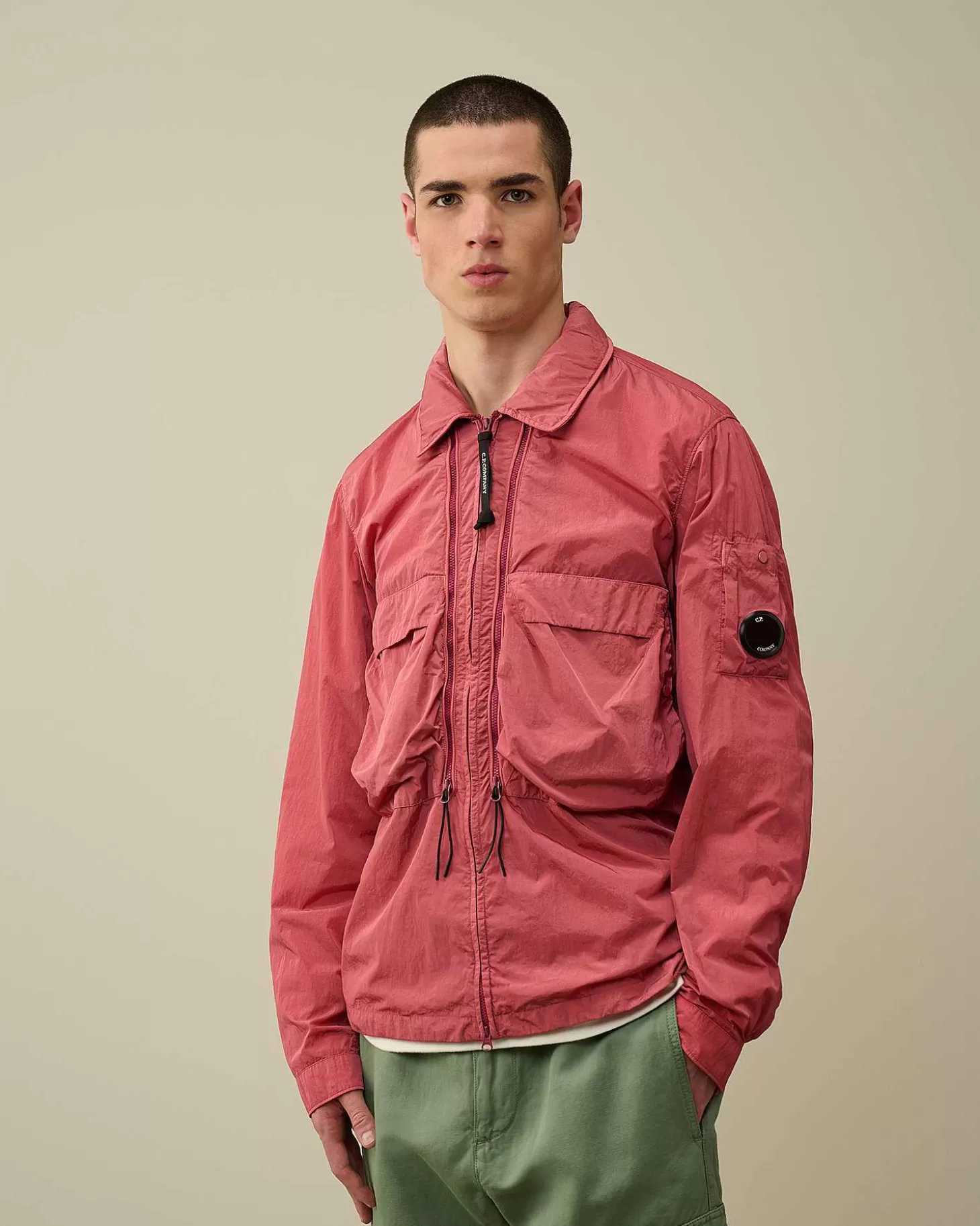 Fashion Chrome-R Hooded Overshirt Men Overshirt