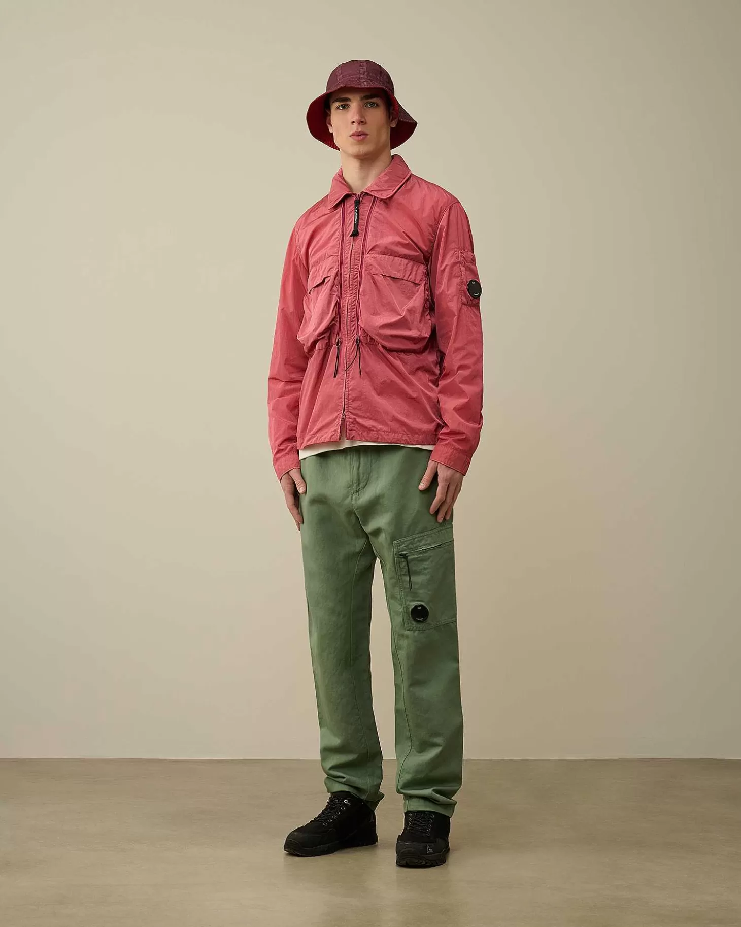 Fashion Chrome-R Hooded Overshirt Men Overshirt