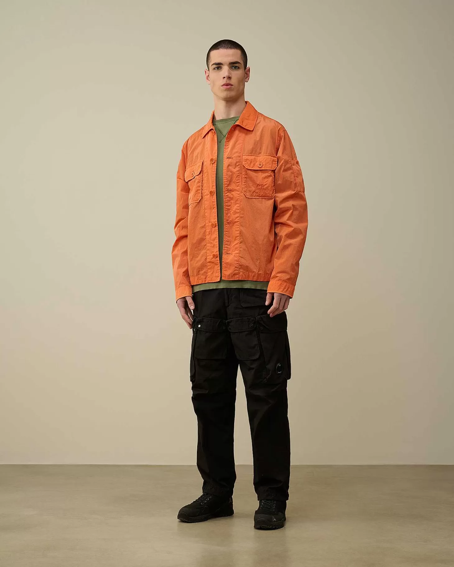 Outlet Chrome-R Pocket Overshirt Men Overshirt