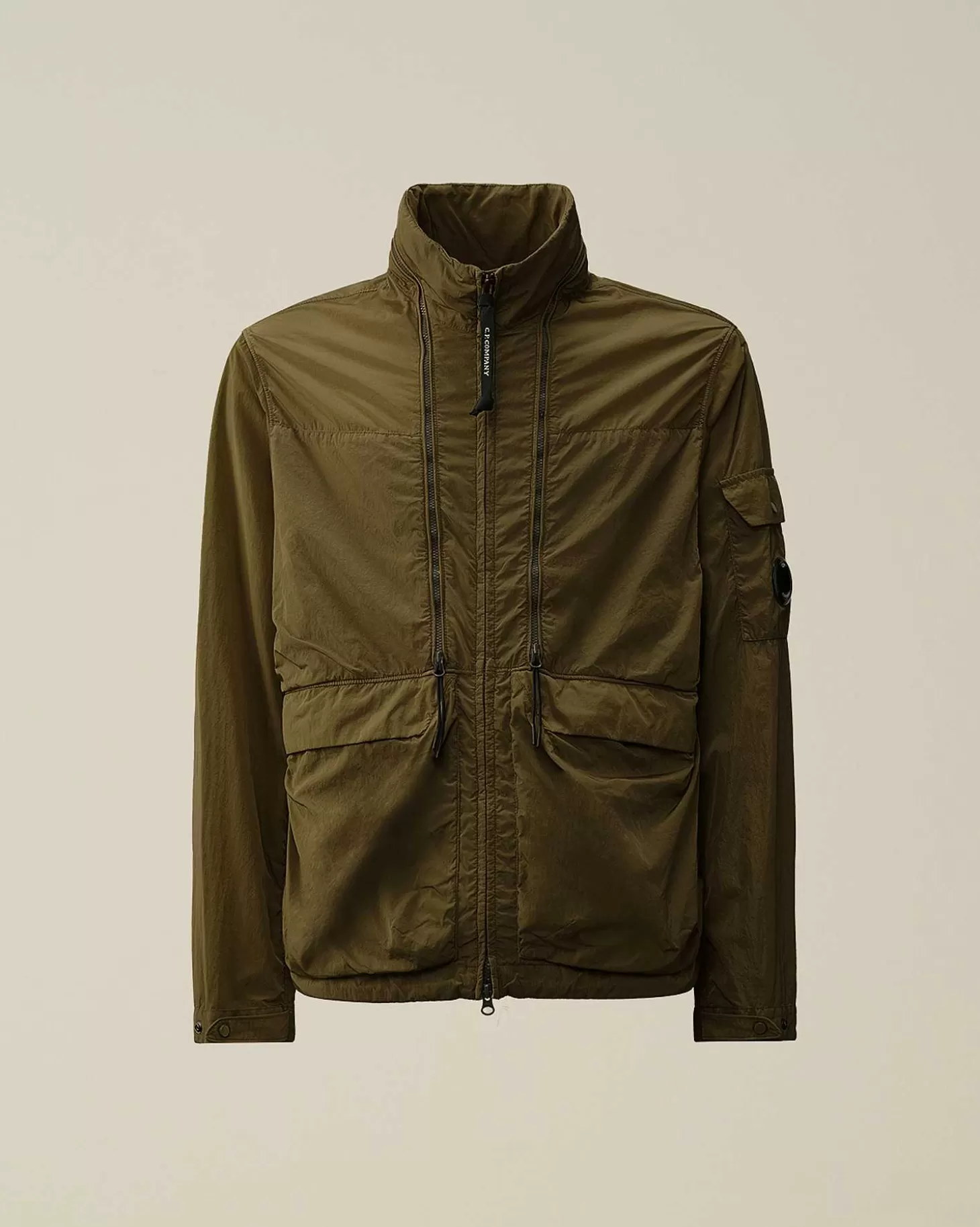 Shop Chrome-R Zipped Jacket Men Jacket & Coats