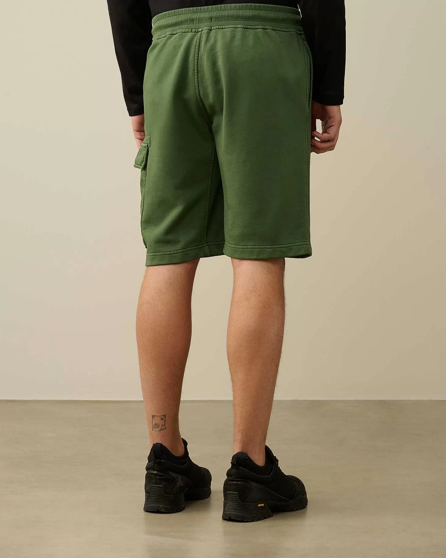 Clearance Cotton Diagonal Fleece Cargo Shorts Men Tracksuits & Shorts