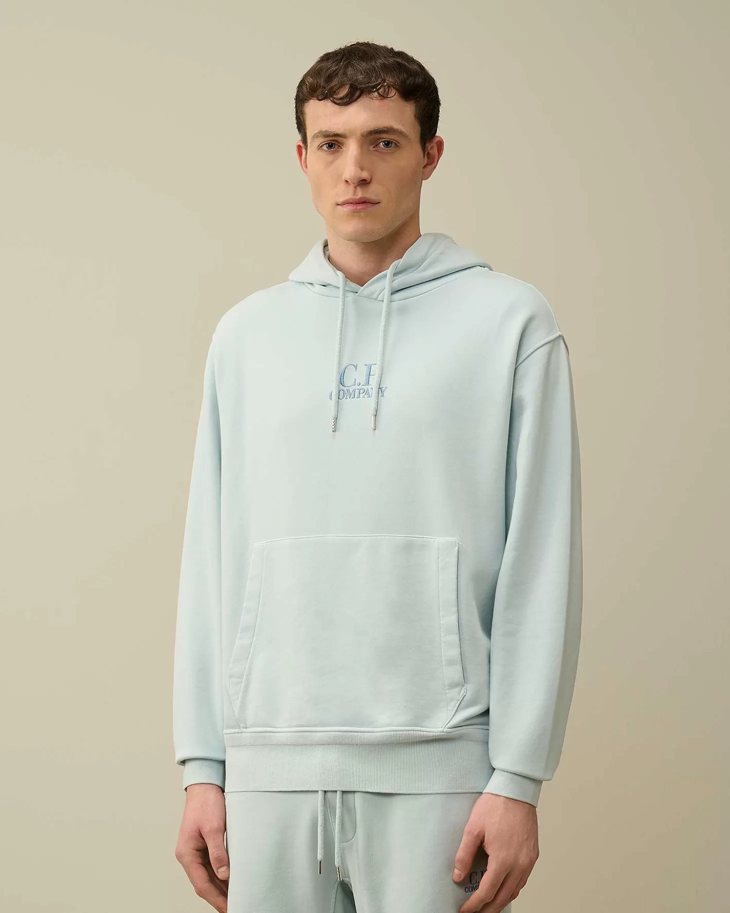 Store Cotton Diagonal Fleece Logo Hoodie Men Sweatshirts