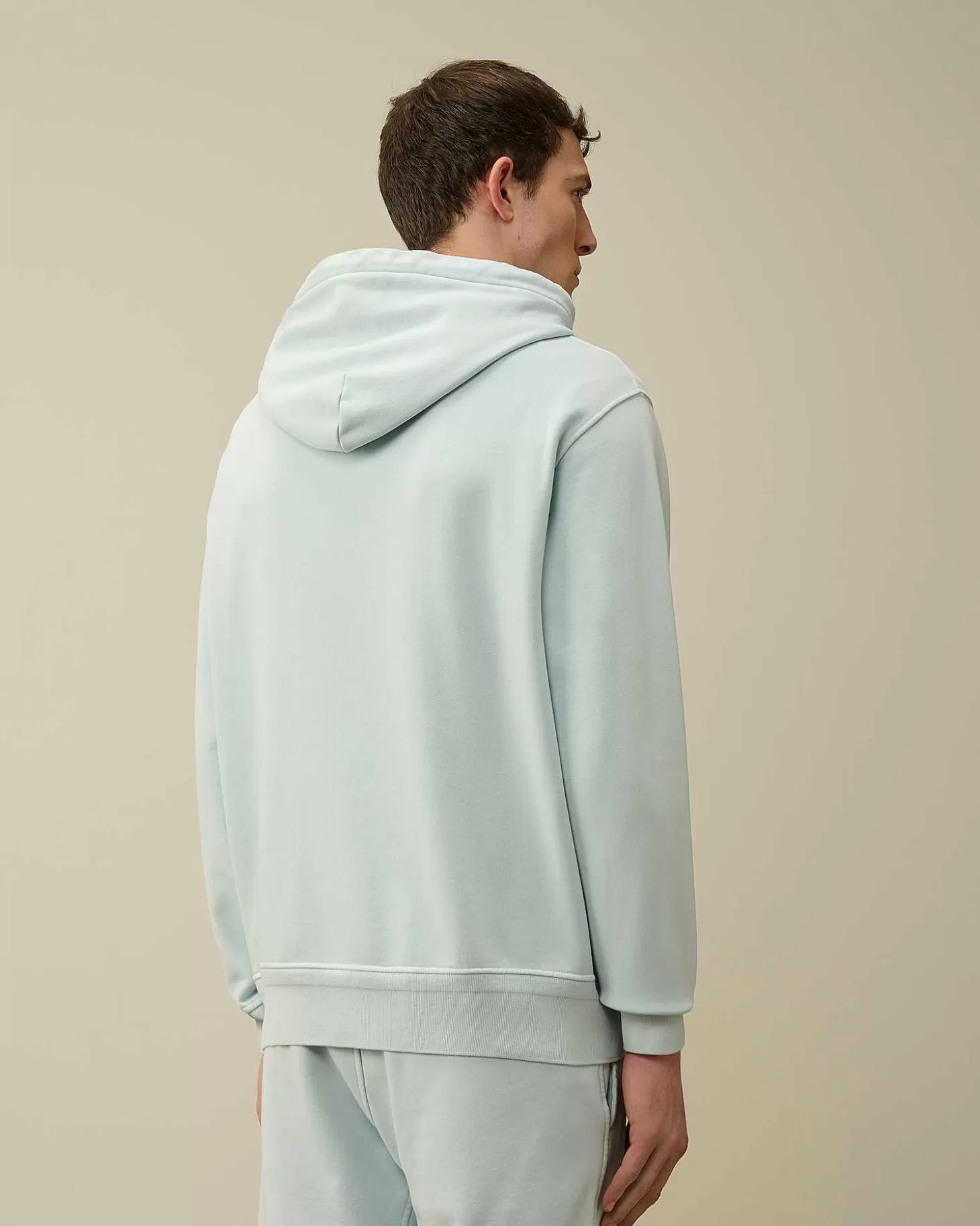 Store Cotton Diagonal Fleece Logo Hoodie Men Sweatshirts
