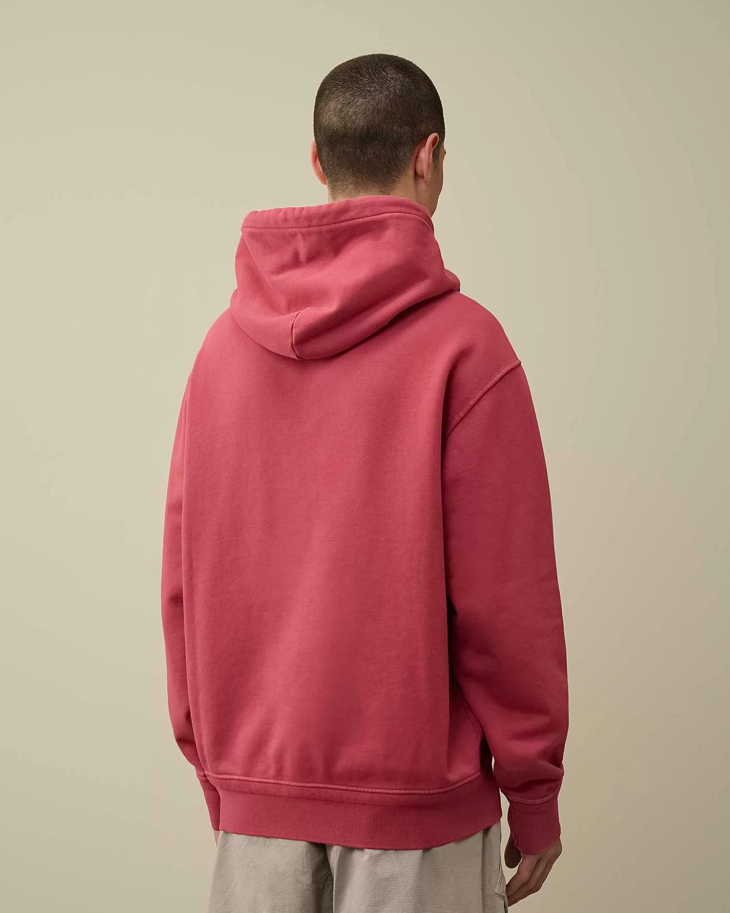 Cheap Cotton Diagonal Fleece Logo Hoodie Men Sweatshirts